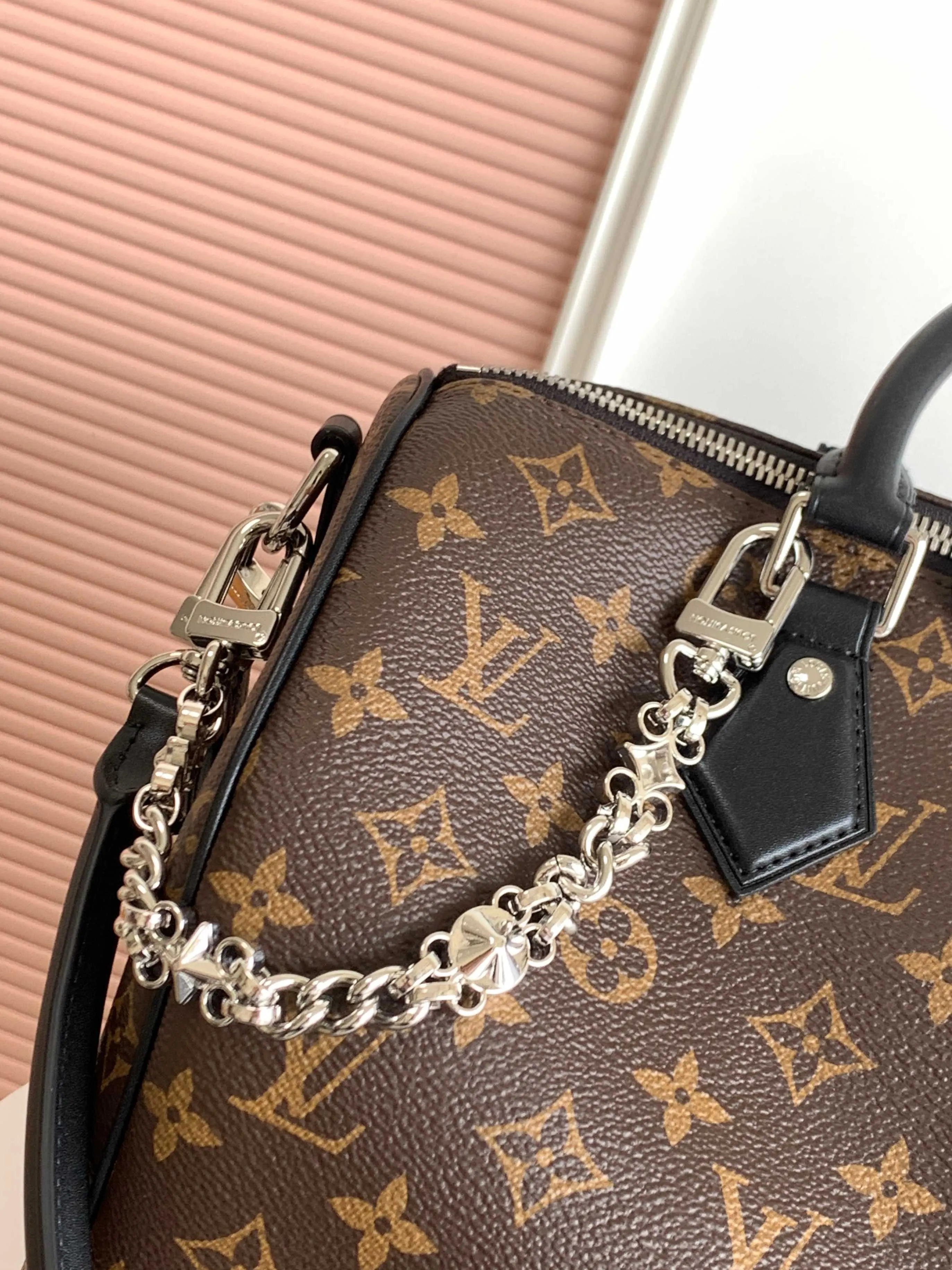 Monogram Chain Bag Canvas