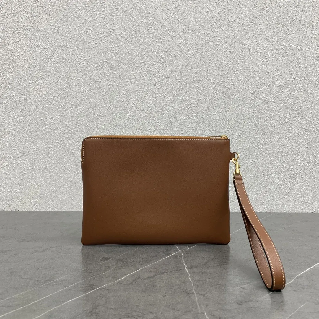 Celine 牛皮 手拿包 Ce手拿包 牛皮簡約风单品 精致手拿款