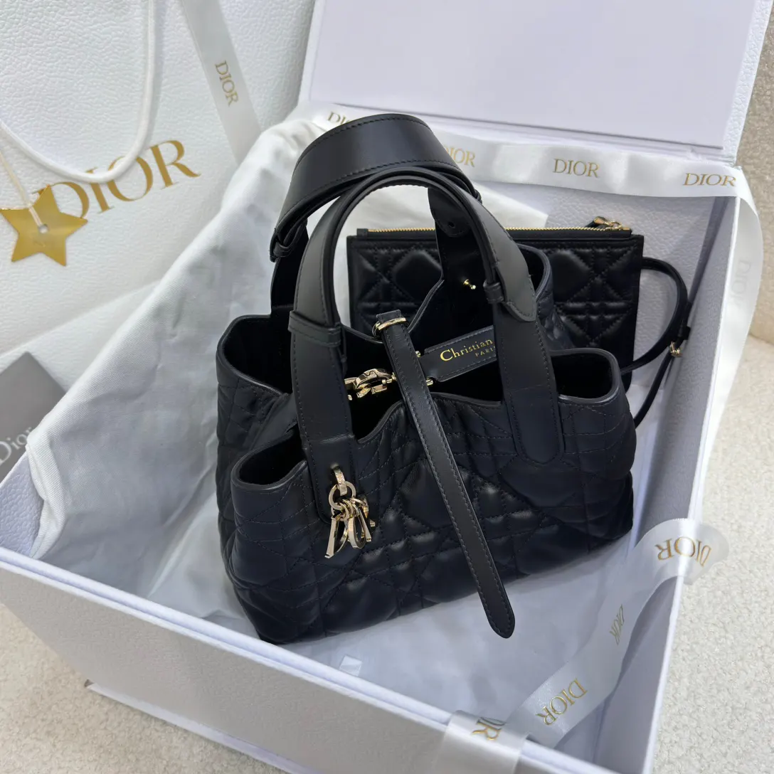 Black Tote Bag Leather