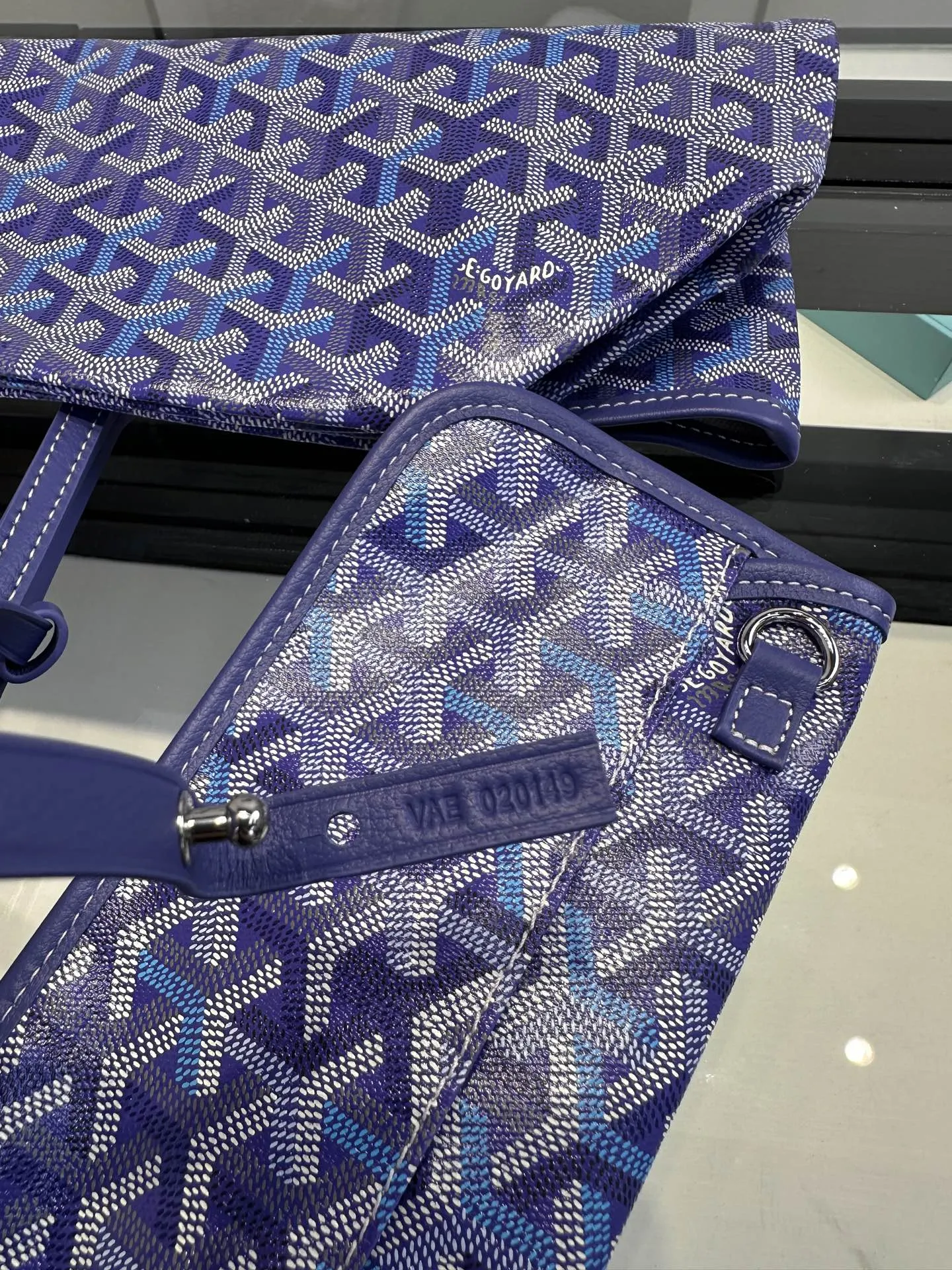 Goyard 戈雅 托特包购物袋 四季炫彩限定色 蓝莓紫 大容量托特款