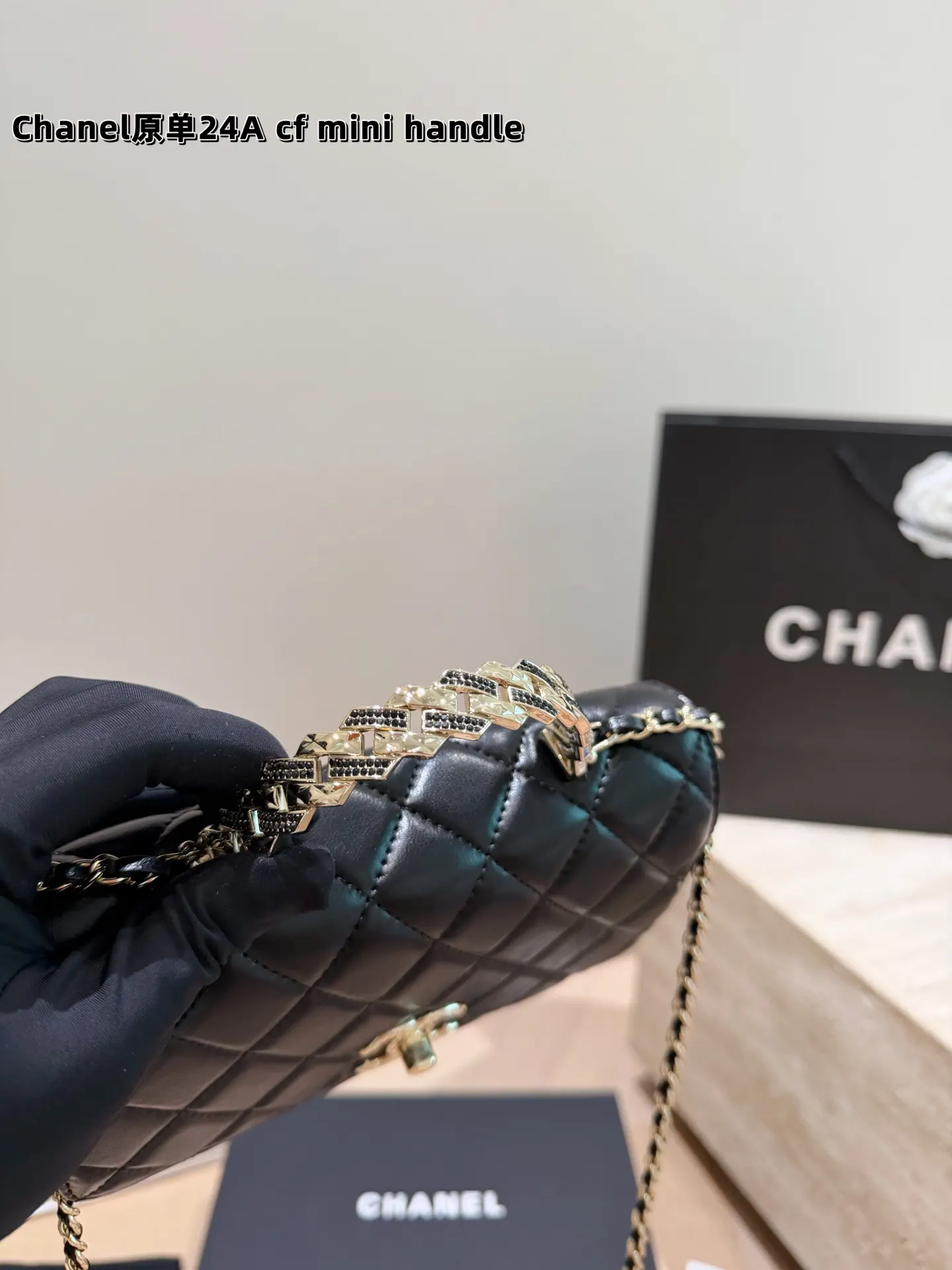 CHANEL 发财woc手柄鏈條包 新Woc 鏈條包 美出銀河系 精致鏈條款