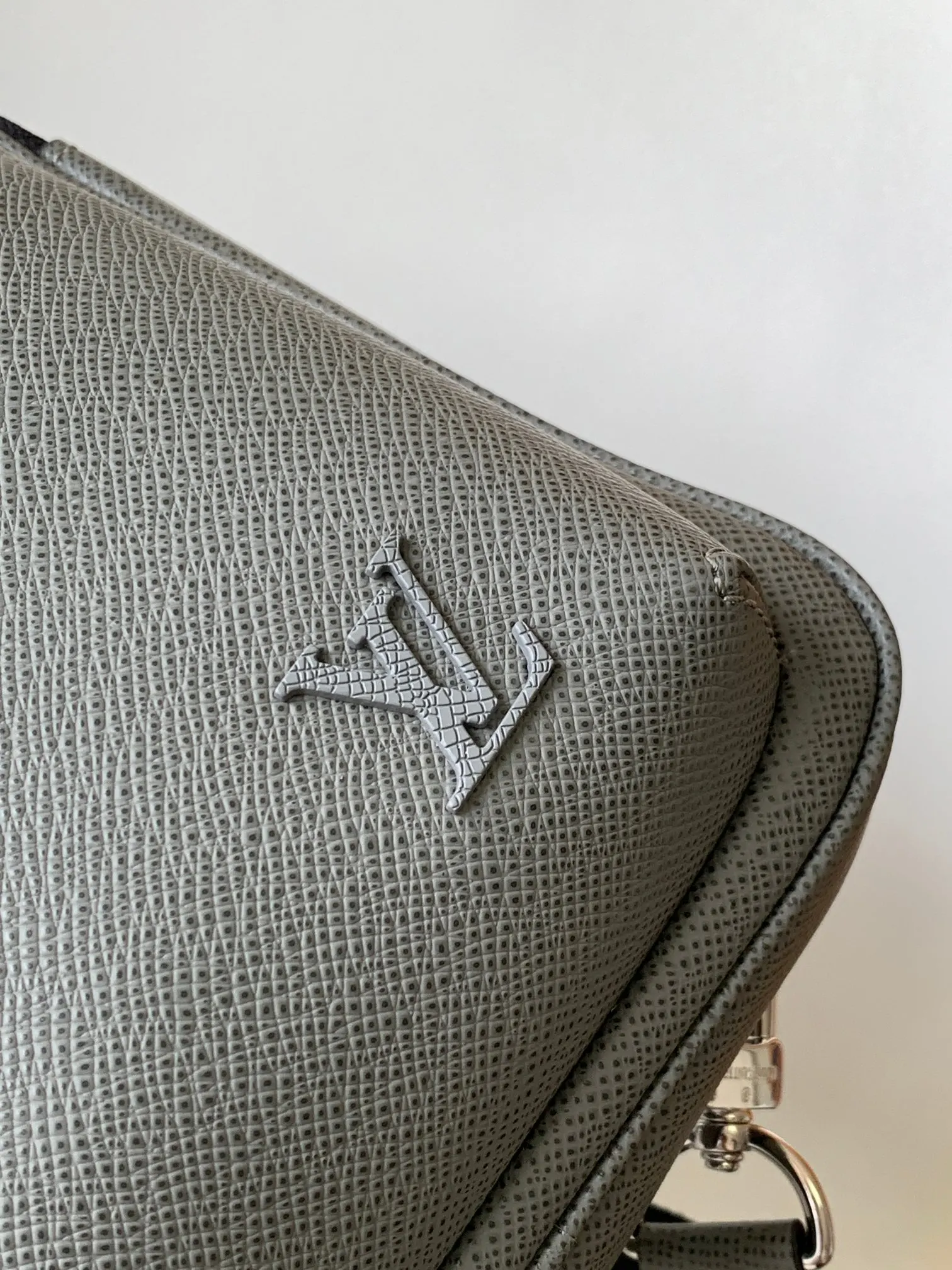Gray Shoulder Bag Canvas