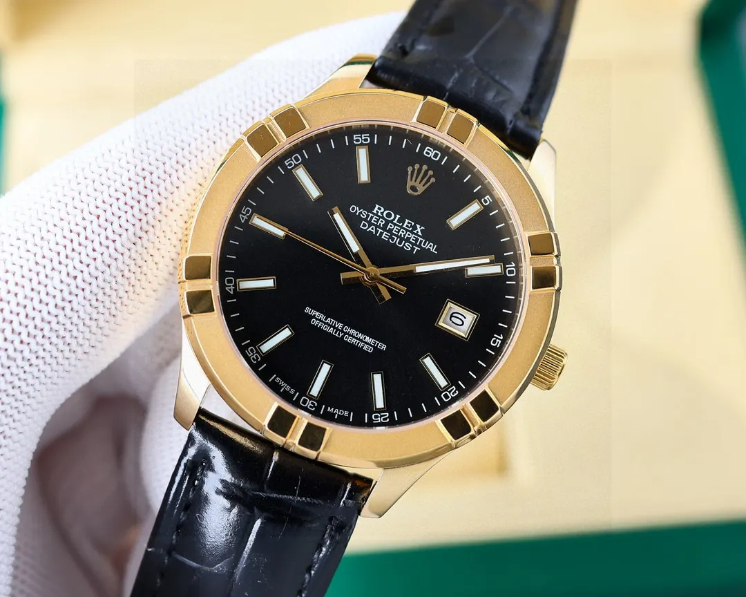 Rolex 小牛皮 白 金 上市 劳力士日志系列 手表 经典腕表款