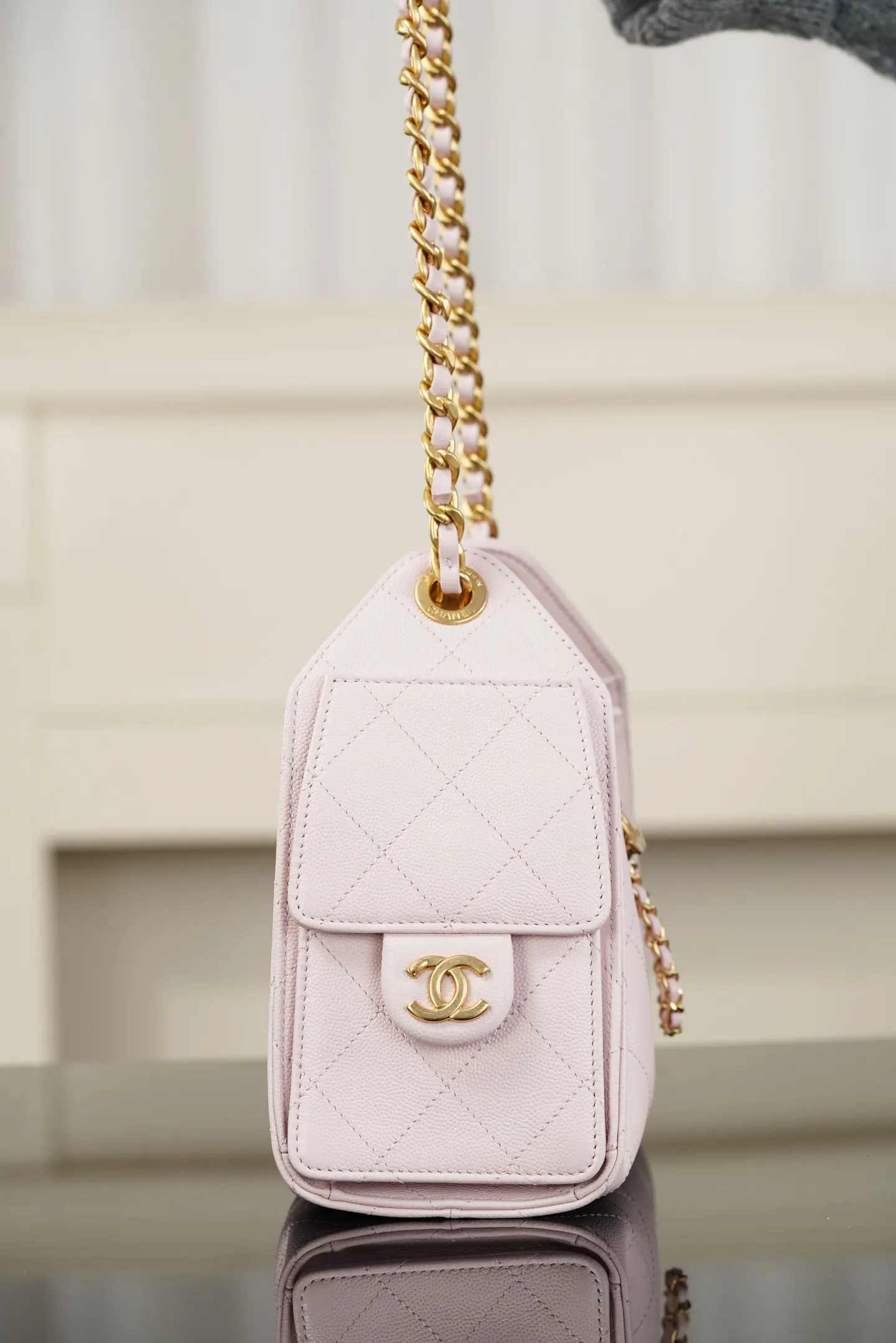 Pink Hobo Shoulder Bag Vintage
