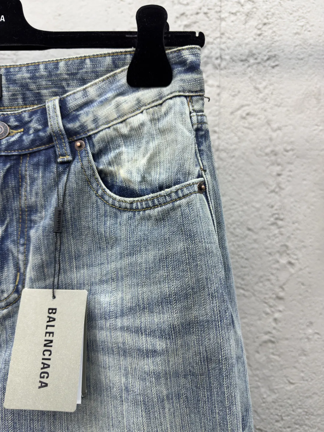 Balenciaga Blue Logo Street Pants