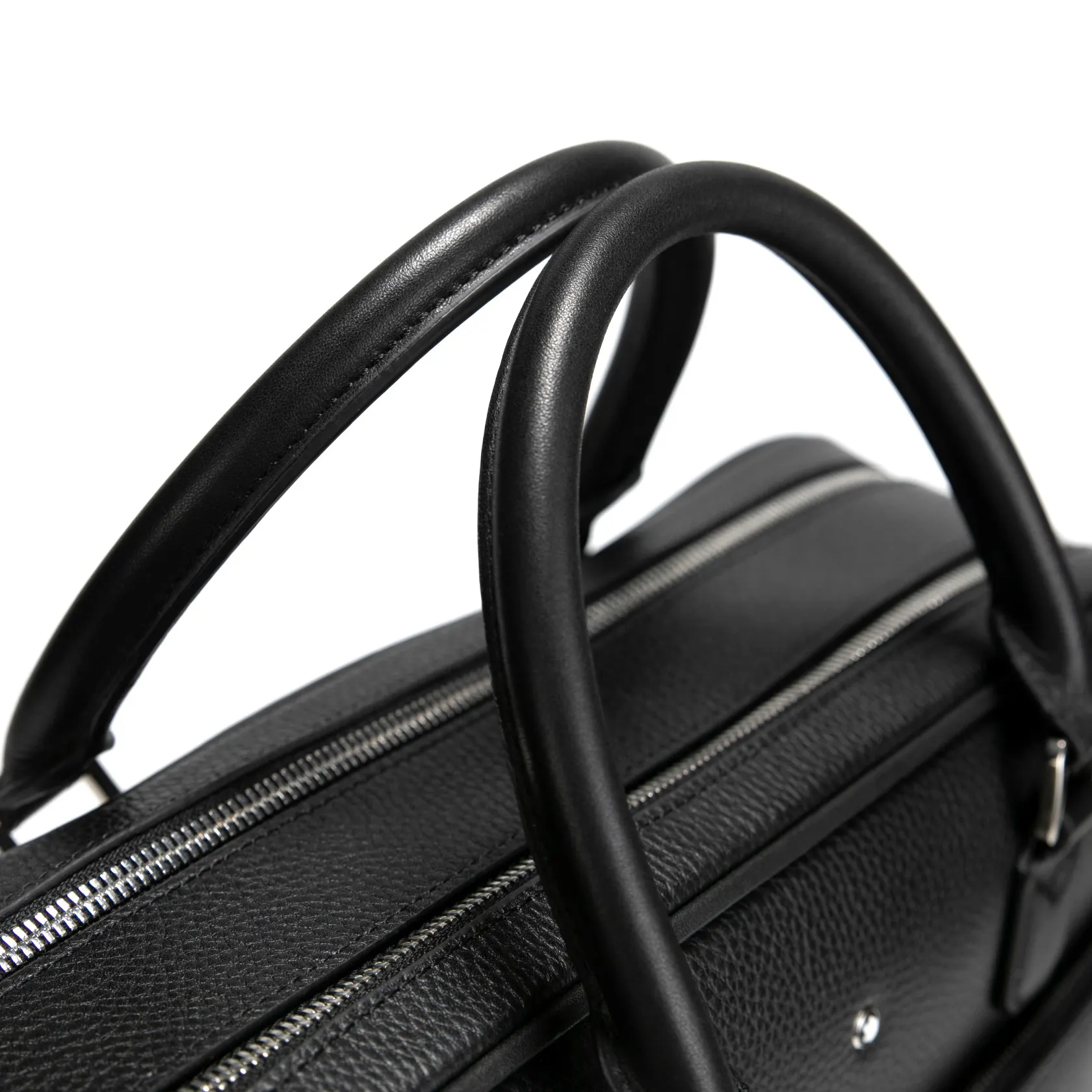 牛皮 MONTBLANC 万宝龙颗粒纹系列双拉公 公文包 商务通勤款