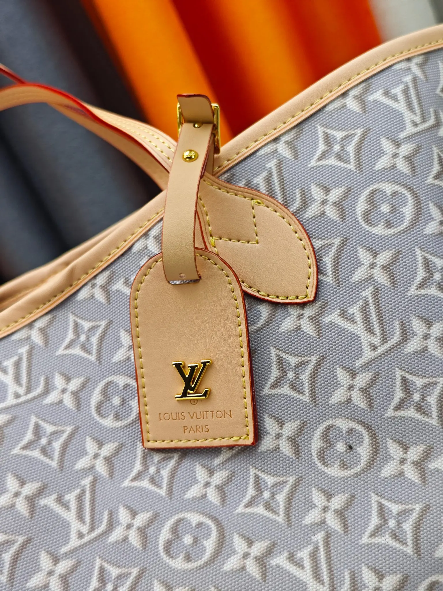 Neverfull 老花 牛仔 牛皮 收納包 旅行收納款