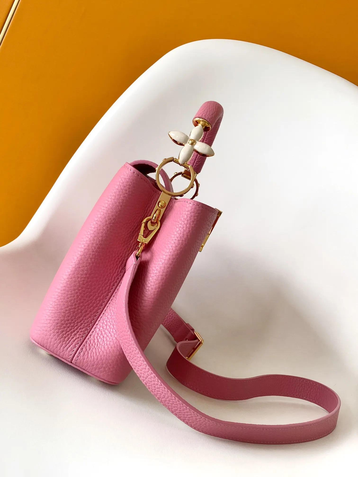 LV Capucines 黑灰配色 拉链钱包｜ORBUYBAG 岚奢包高端时尚精品