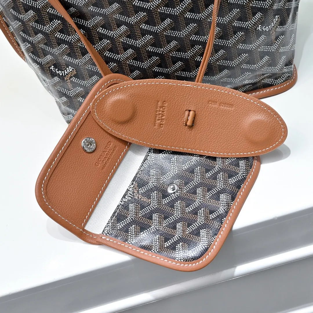 Goyard 牛皮 高 戈雅双面mini 王菲同款购物袋 头层牛皮 托特包 大容量托特款(數字9) Goyard 牛皮 高 戈雅双面mini 王菲同款购物袋 头层牛皮 托特包 大容量托特款(數字9)