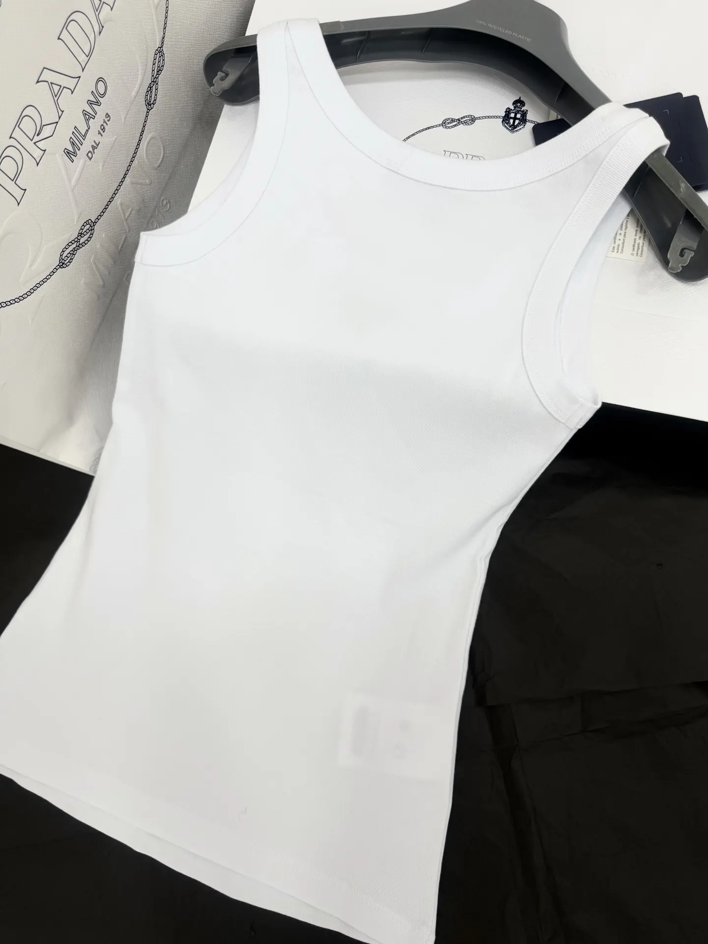 Prada 三角标 棉质 Polo衫