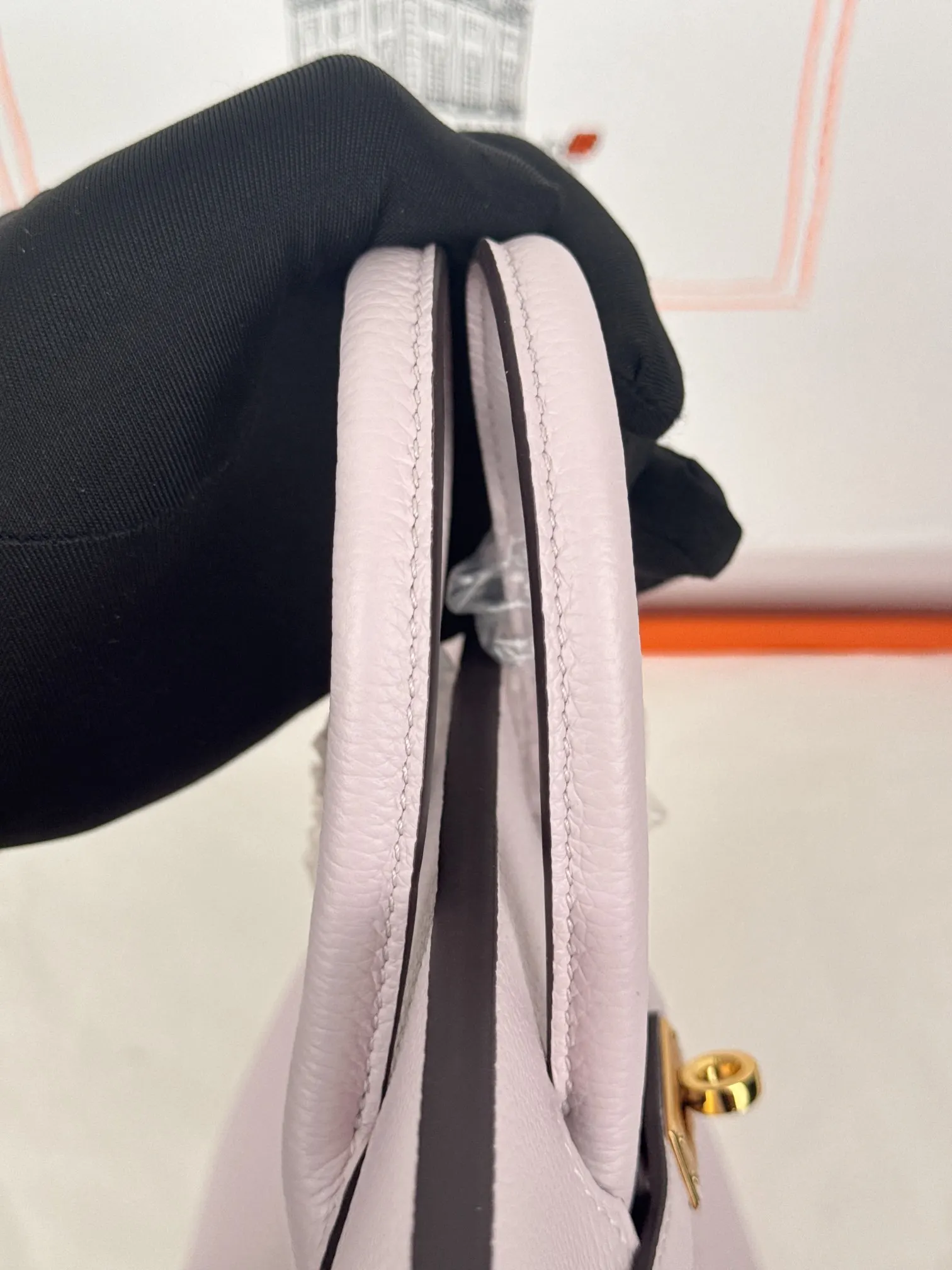 Birkin 小牛皮 togo 小牛皮 梦幻粉 手提包 通勤手提款