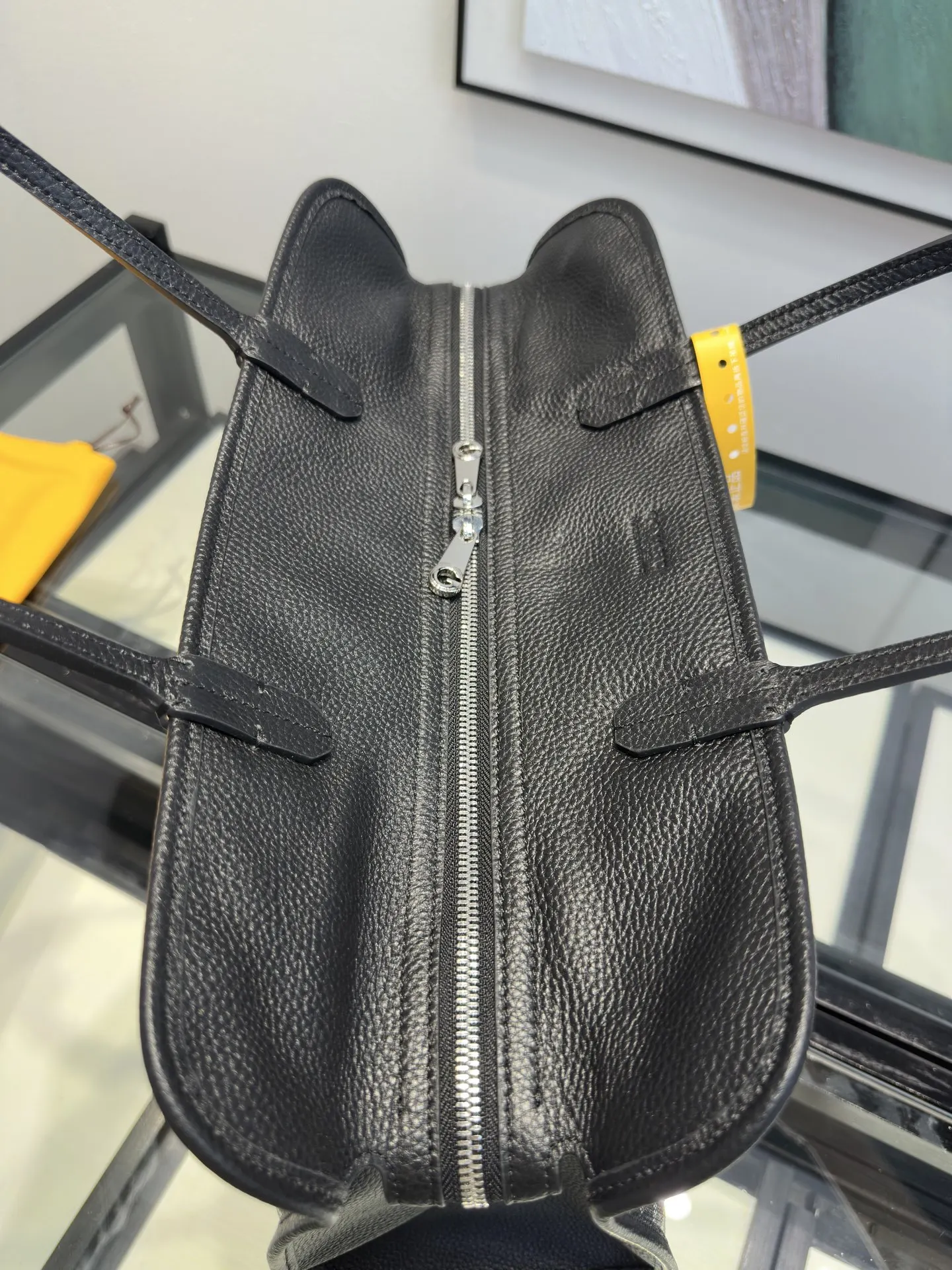 Goyard 黑色 皮革 托特包 大容量托特款