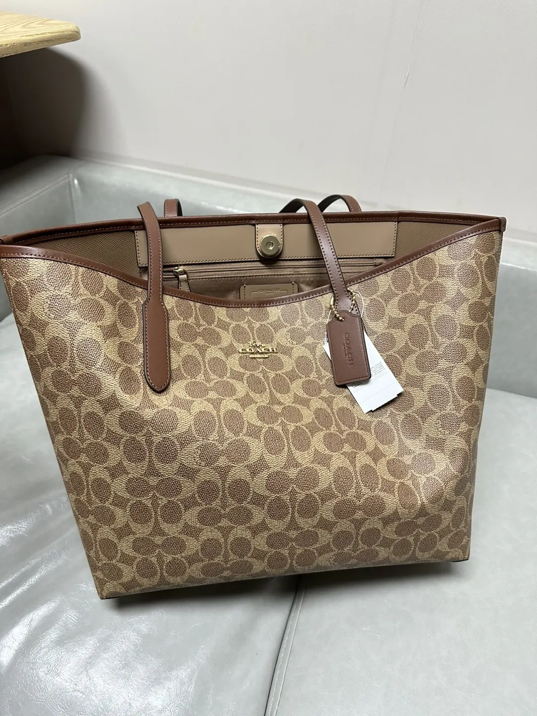 Monogram Tote Bag Canvas