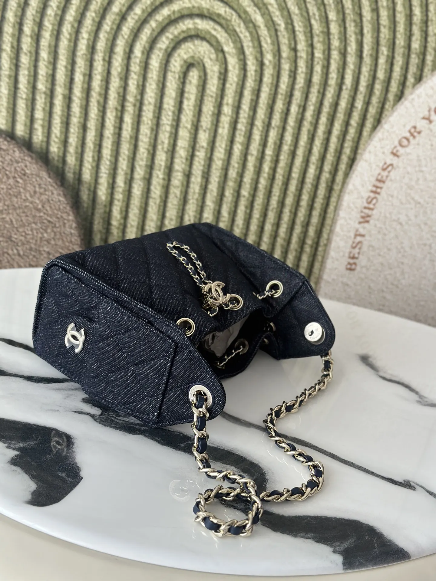 CHANEL Hobo 牛仔 腋下包 复古腋下背款