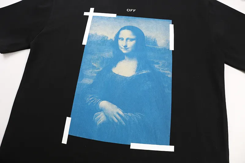 Off-White 22SS 蓝色 Logo 字母 短袖T恤 日常百搭款