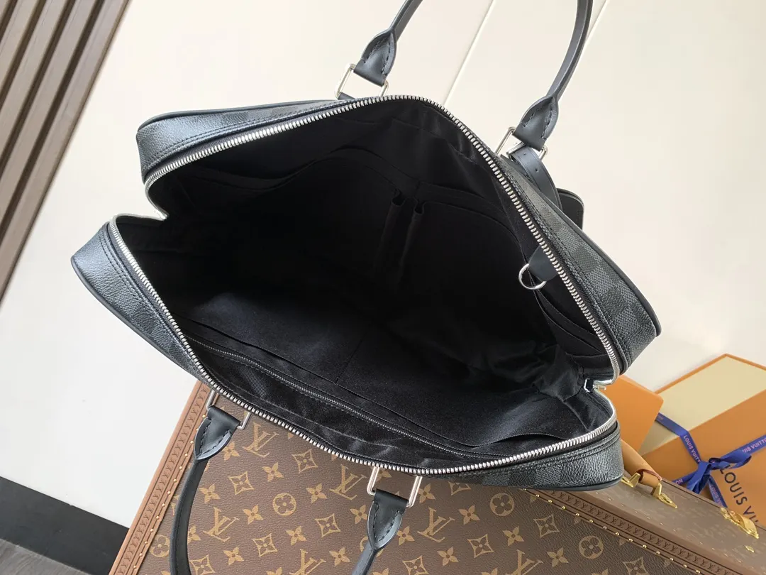 LV 帆布 公文包 商务通勤款