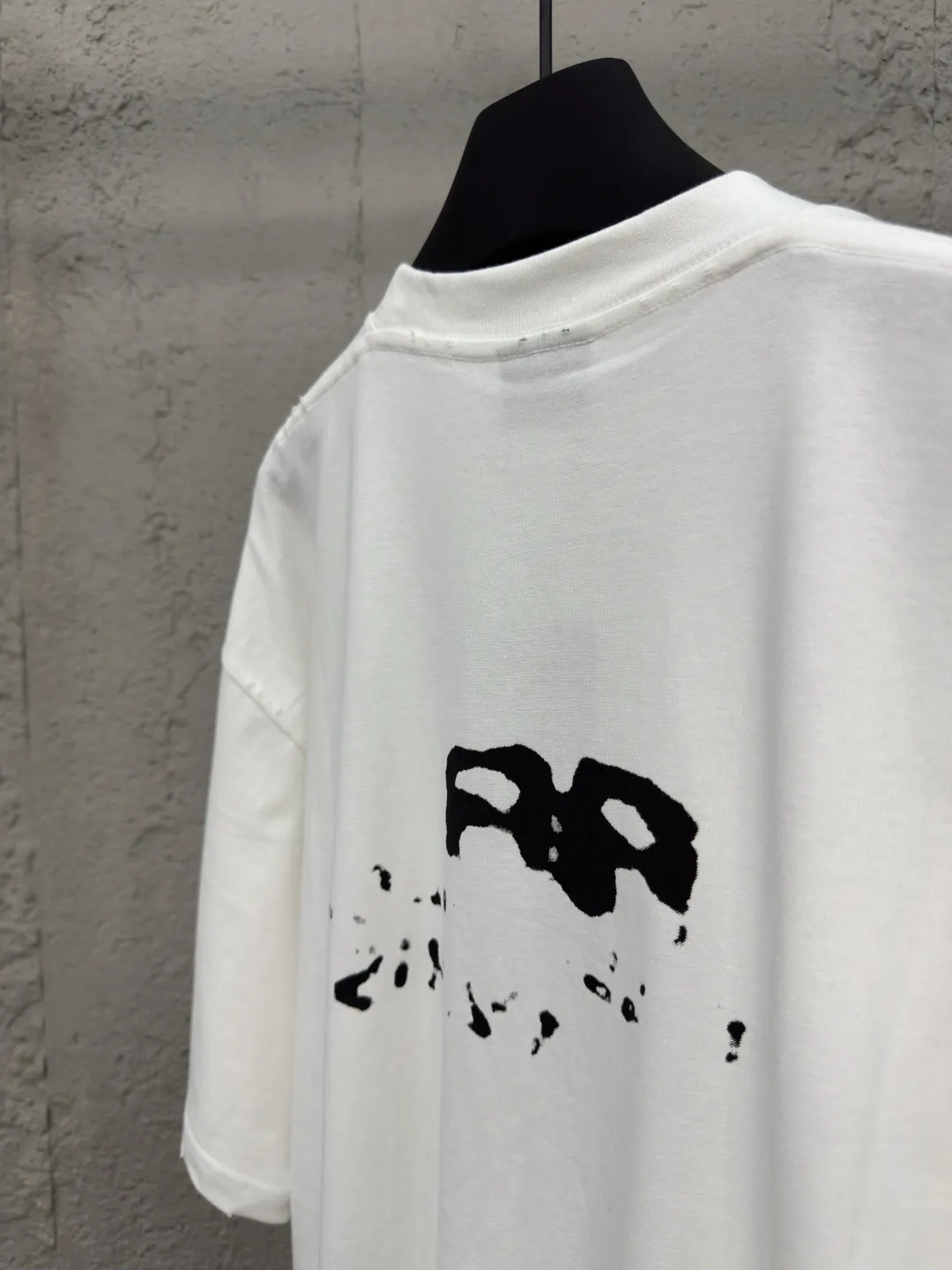 Balenciaga 白色 純棉 Logo 短袖T恤(數字9)