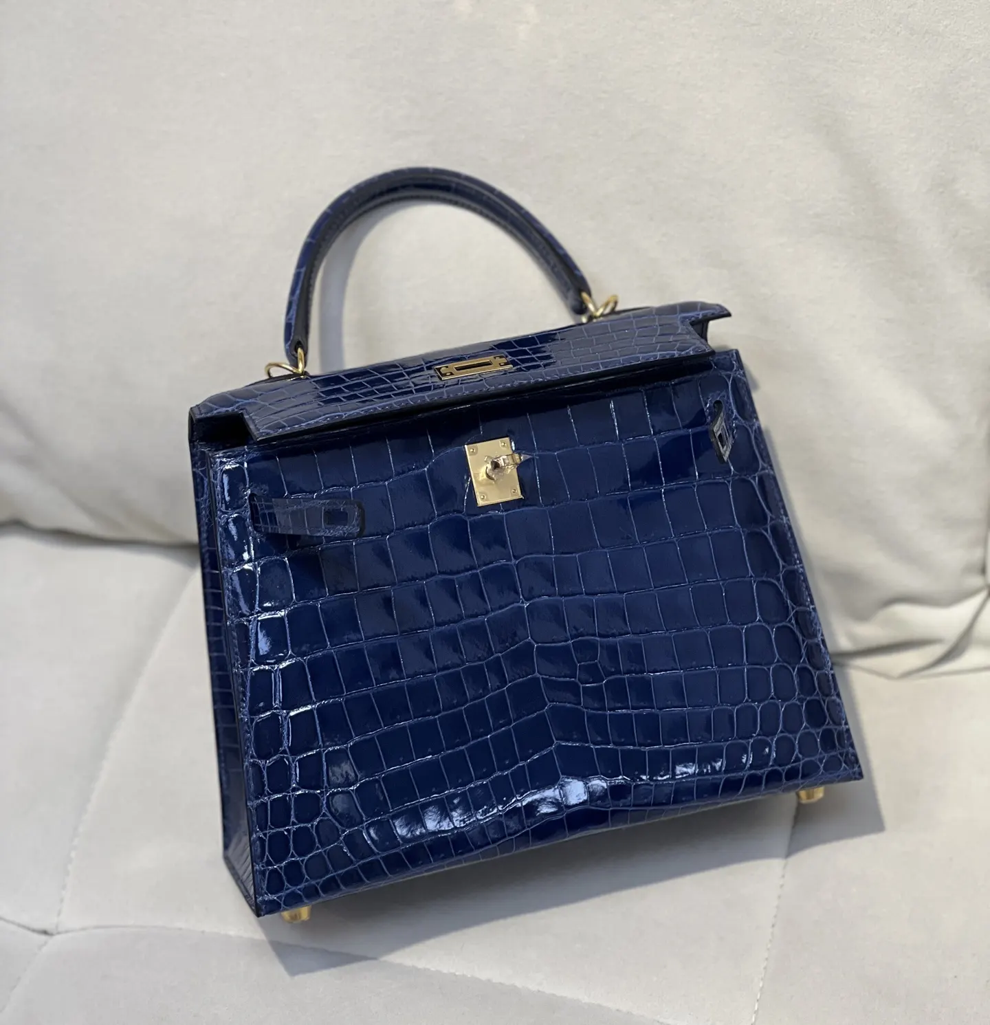 Hermès Kelly 宝石藍 手提包 25cm