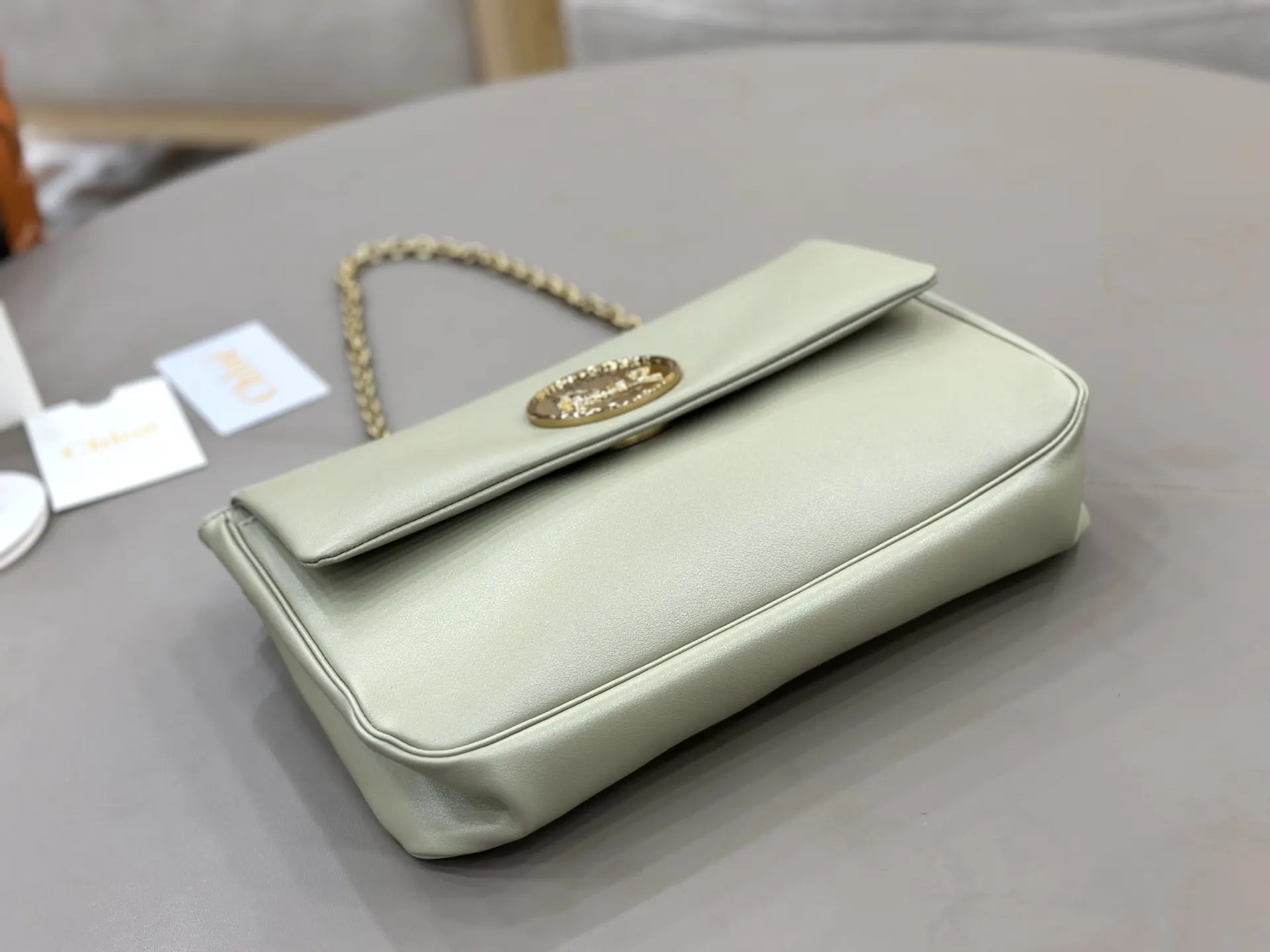 Chain Bag Commuter Leather