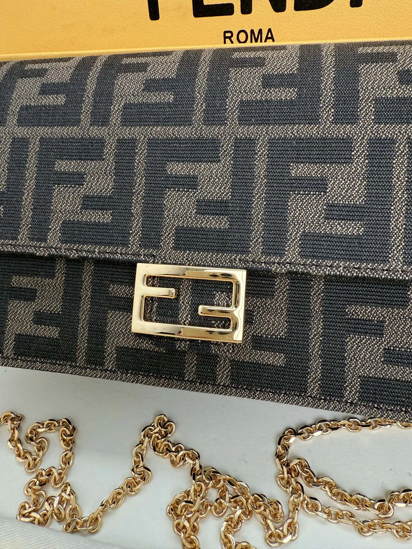 Gold Monogram Backpack