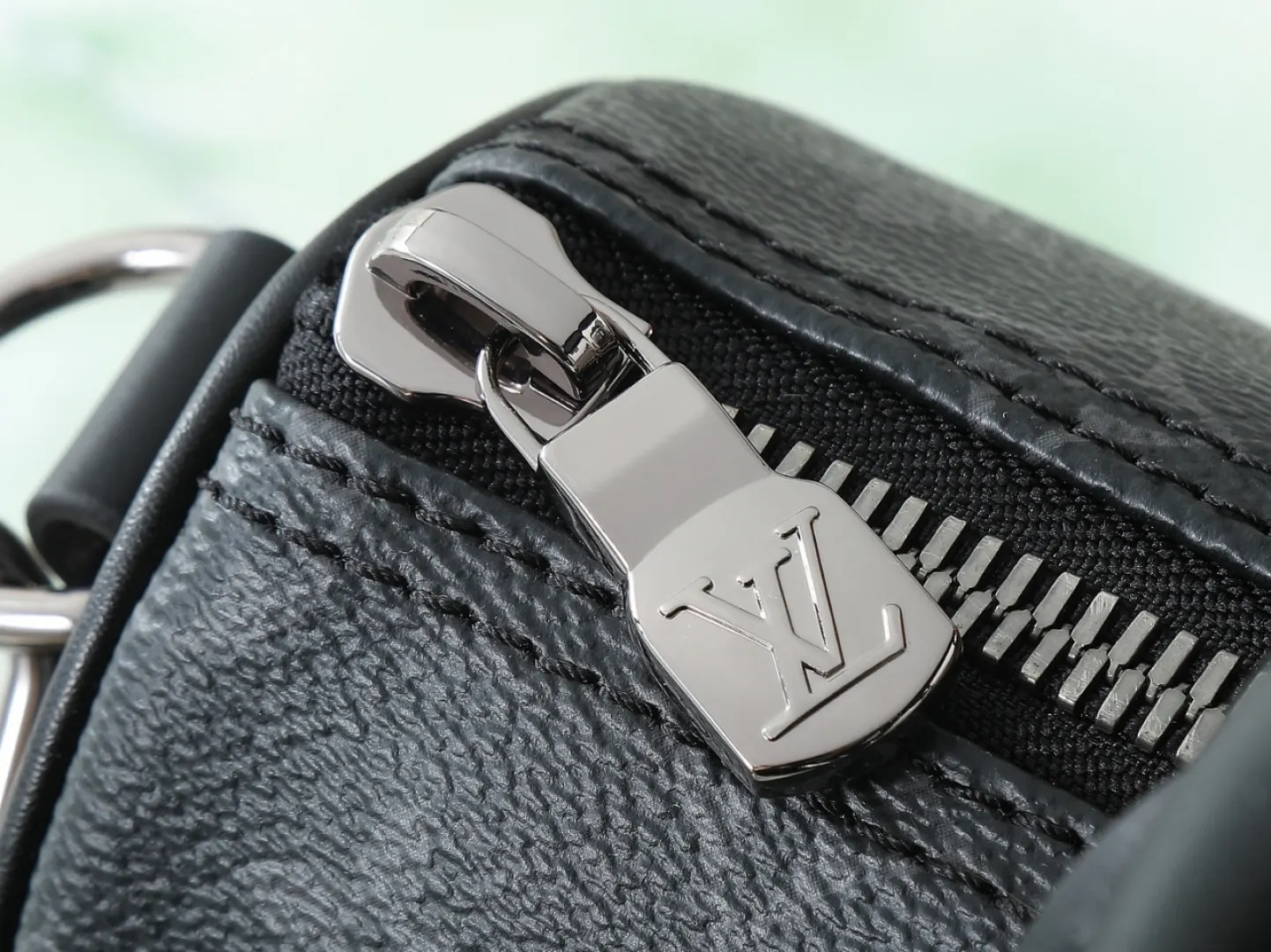 LV Black Embossed Top Handle Crossbody Bag Image 6 LV Black Embossed Top Handle Crossbody Bag Image 6