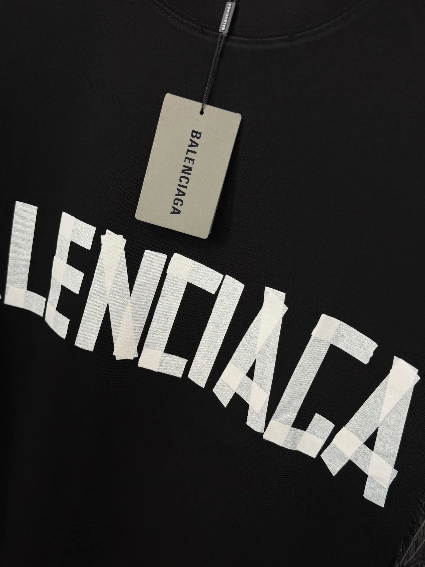 Balenciaga Black Short Sleeve T-Shirt Street