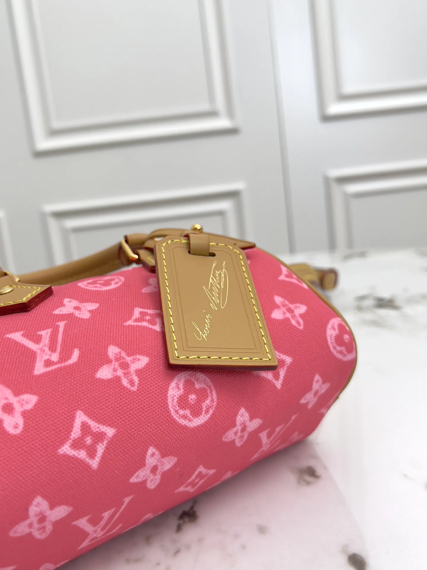 Louis Vuitton Speedy 棕色 Monogram 手提包