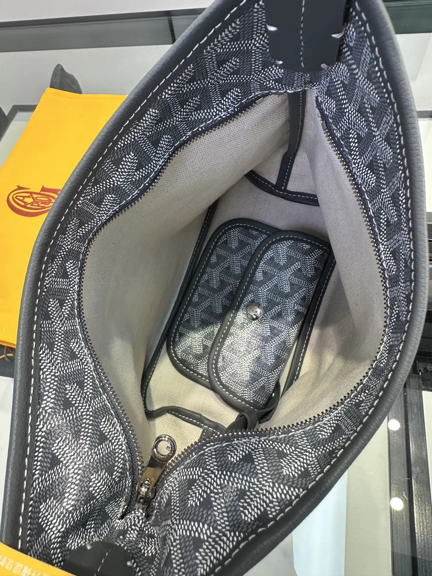 Goyard Gray Tote Bag