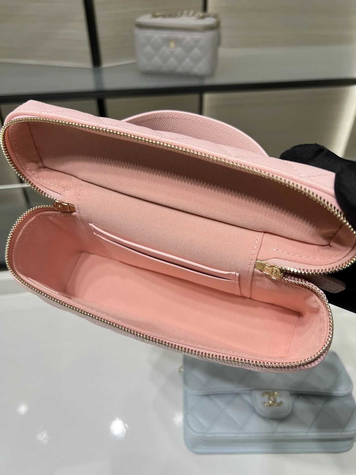 Chanel 牛皮Coco Handle手提包 手提斜挎