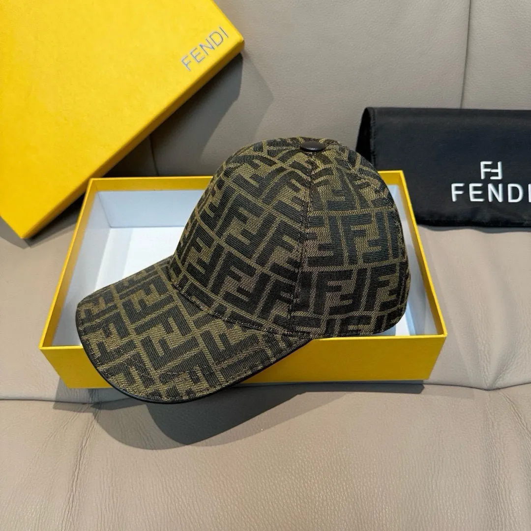 Fendi 提花 牛皮 棒球帽 日常休闲款 款8