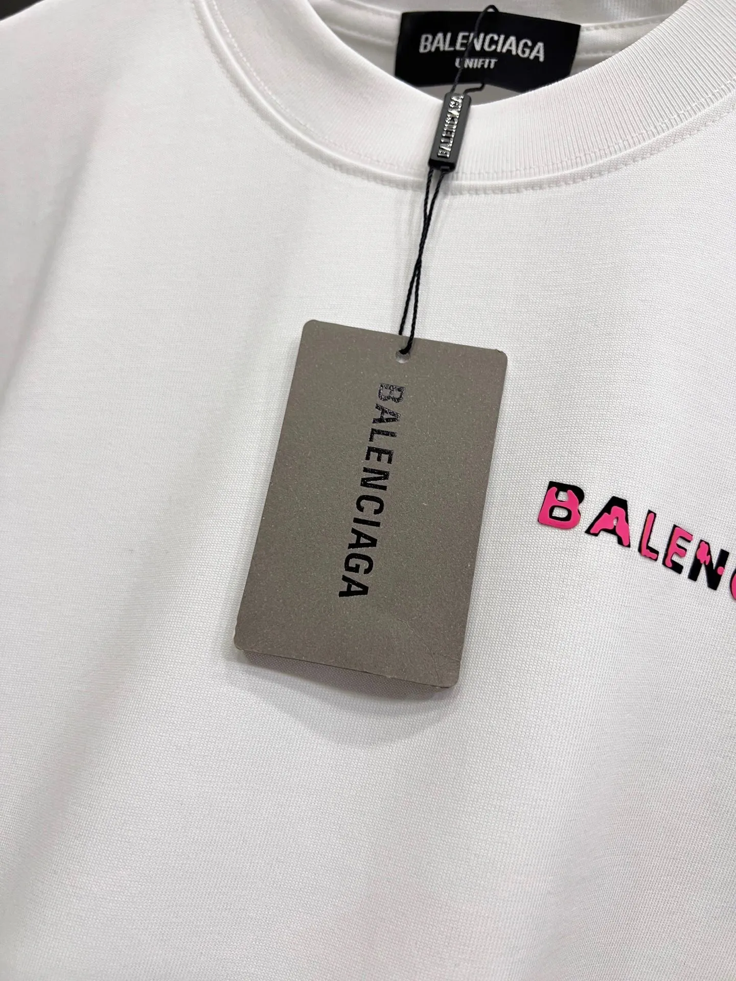 Balenciaga Black Logo Short Sleeve T-Shirt Loose