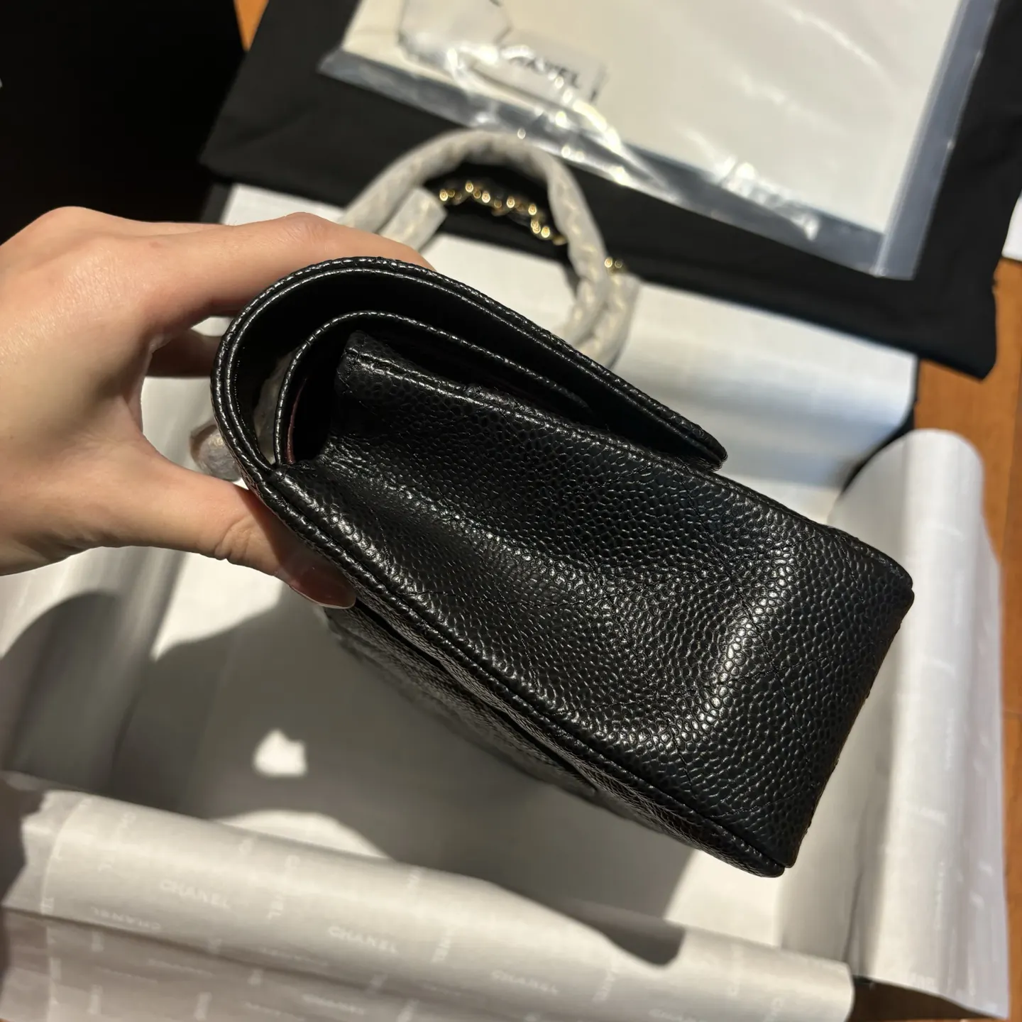 CHANEL 渠道级CF 最新 hass皮 斜挎包 轻便斜挎款
