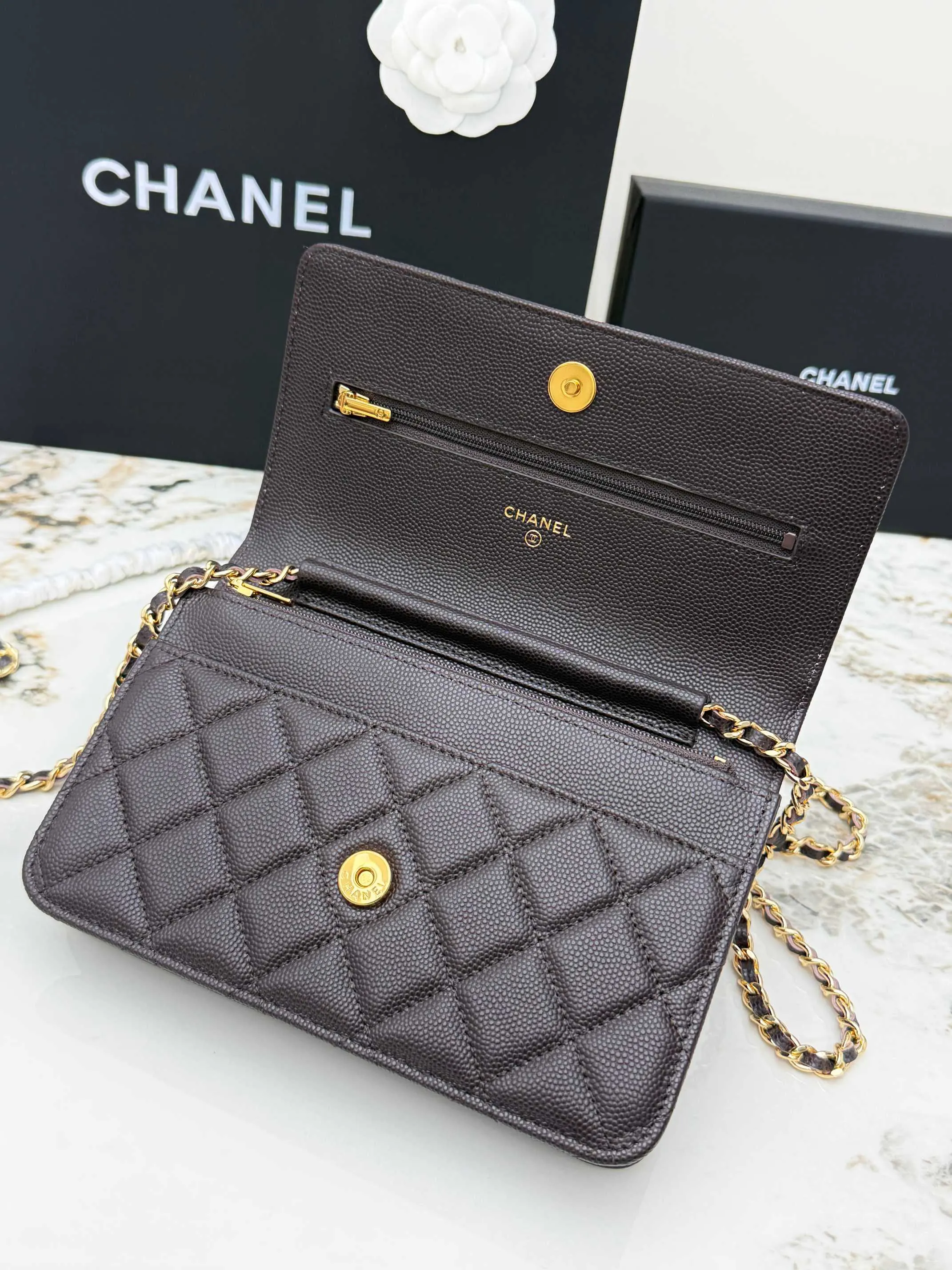 Chanel Chain Bag Leather
