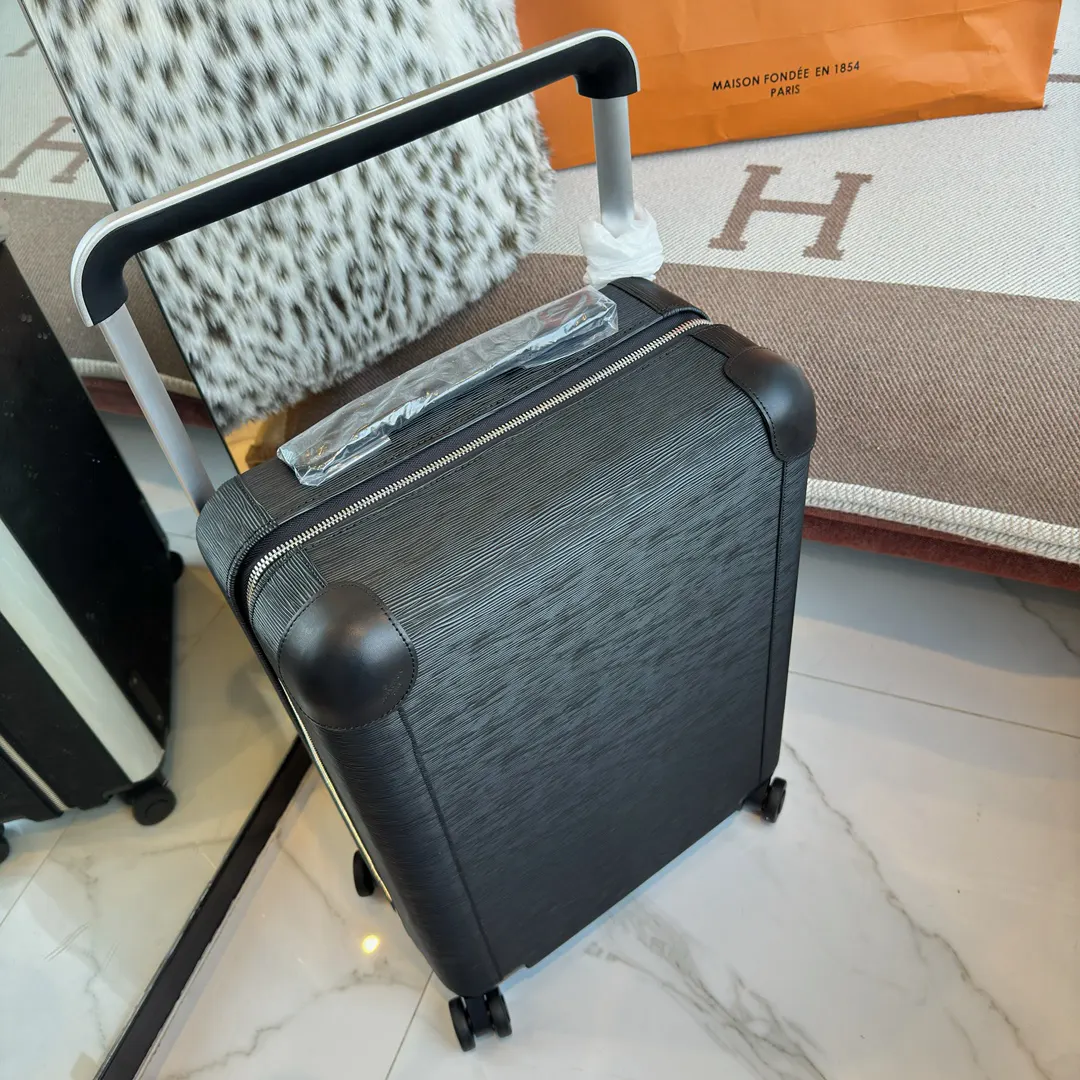 Louis Vuitton Black Suitcase Travel Lightweight Canvas