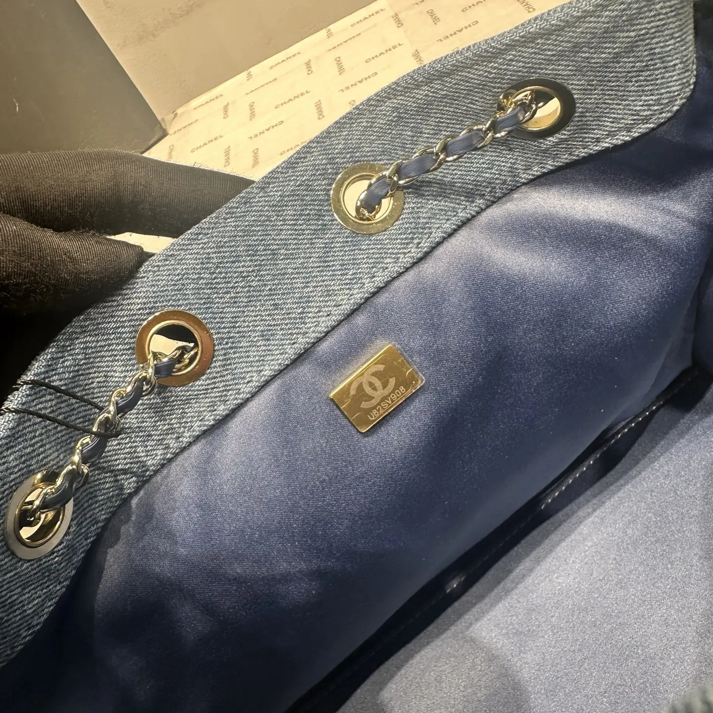 金色 牛仔 进口的牛仔手感就是 腋下包 復古腋下背款(數字7) 金色 牛仔 进口的牛仔手感就是 腋下包 復古腋下背款(數字7)