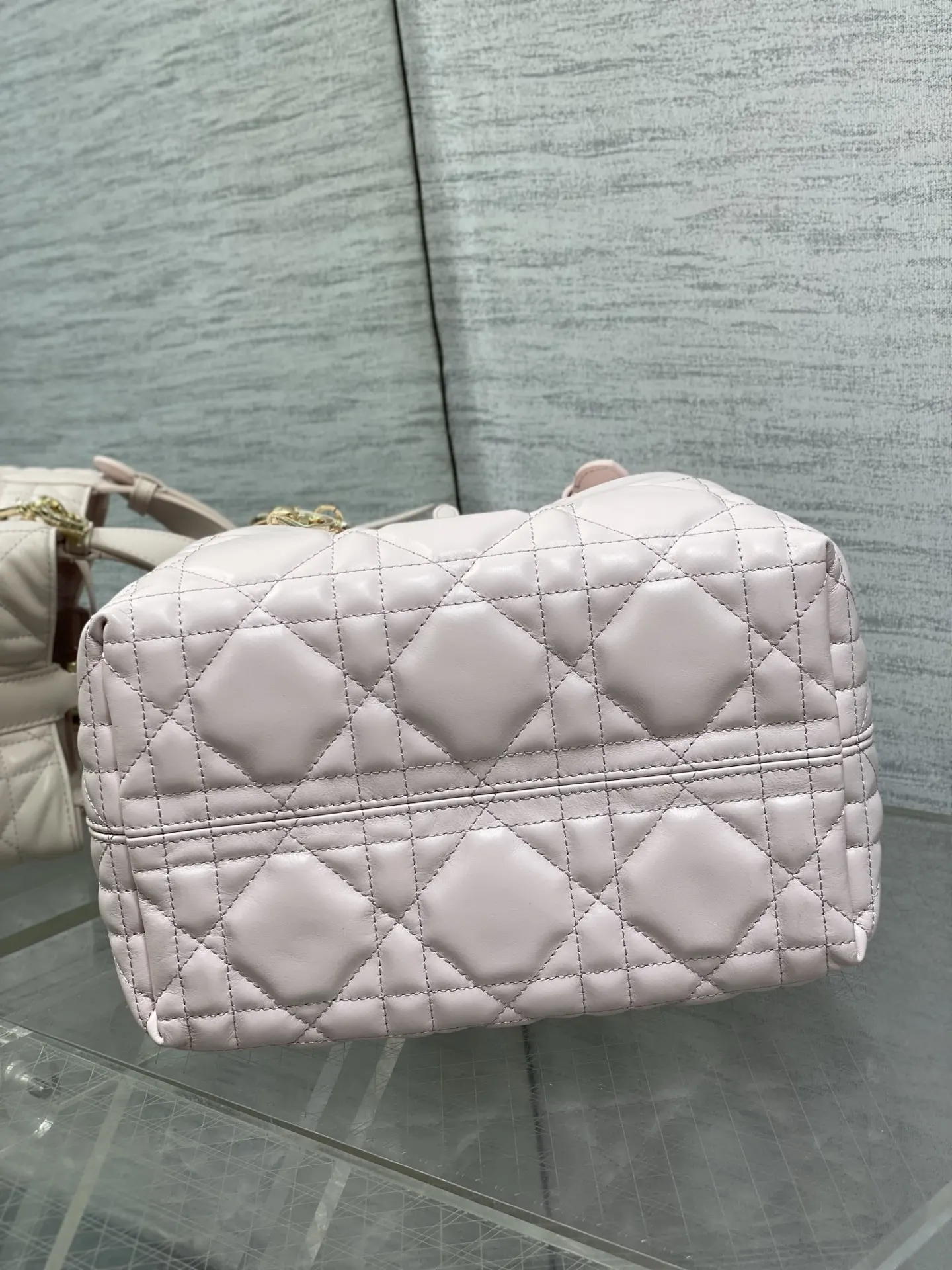 粉色 小牛皮 收納包 旅行收納款