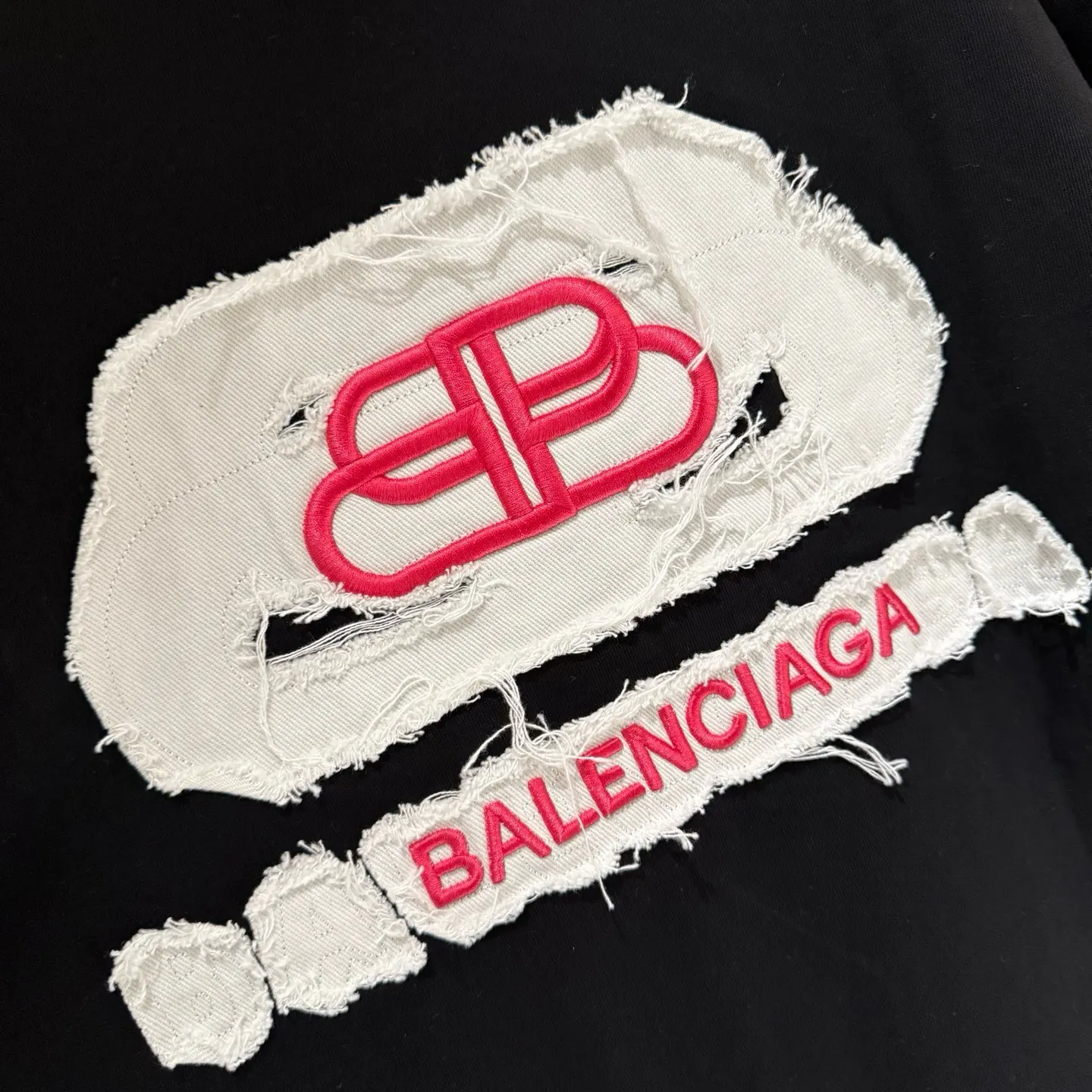 Balenciaga 25SS 刺繡 純棉 短袖T恤