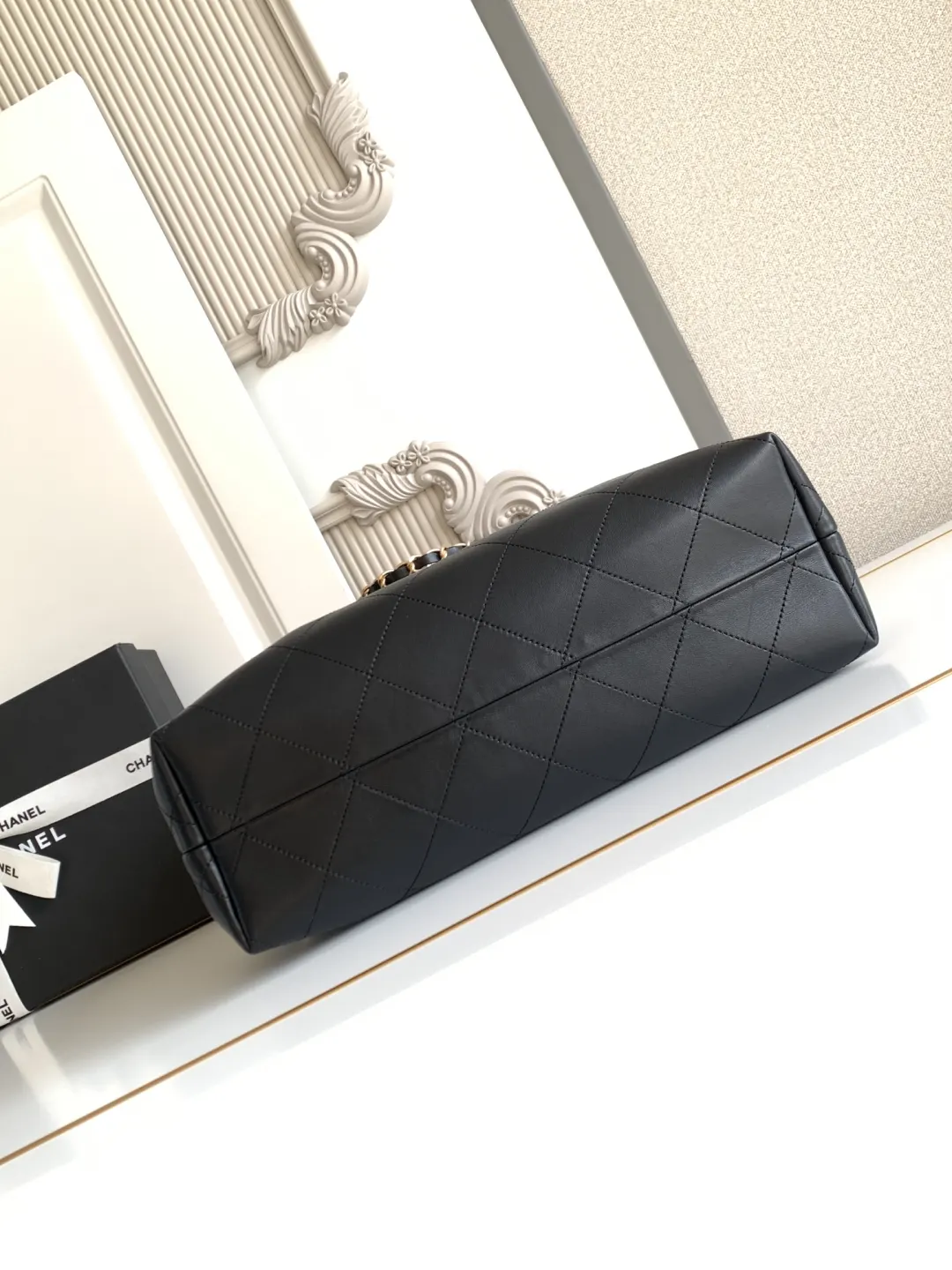 CHANEL 拼色 麂皮 托特包 大容量托特款