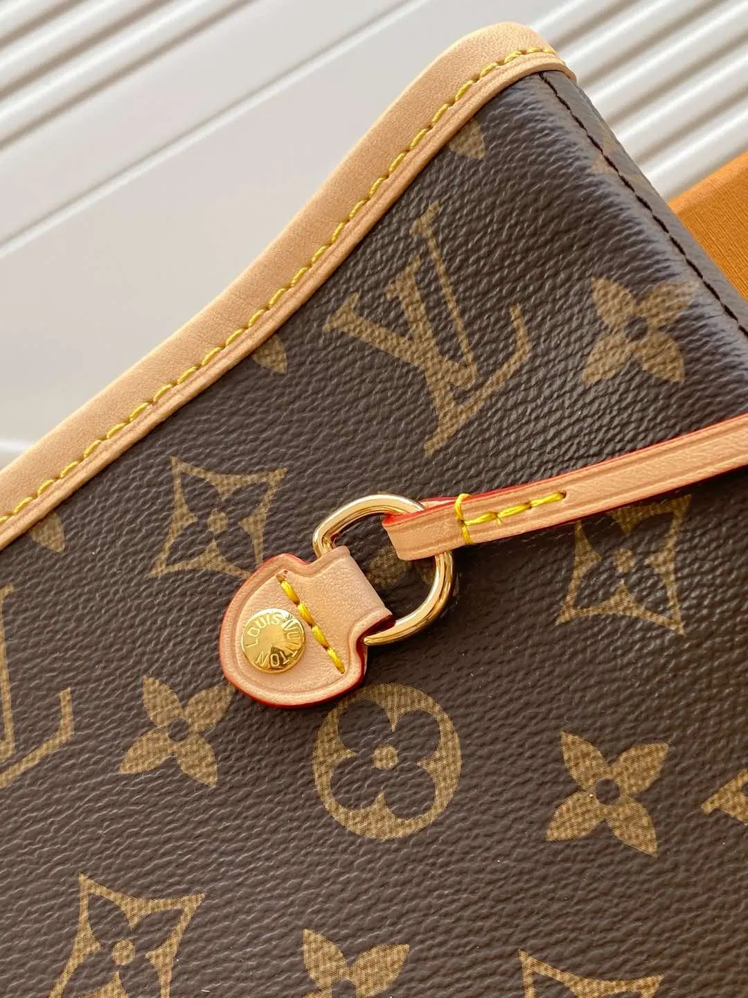 Neverfull 老花 牛皮 托特包 大容量托特款