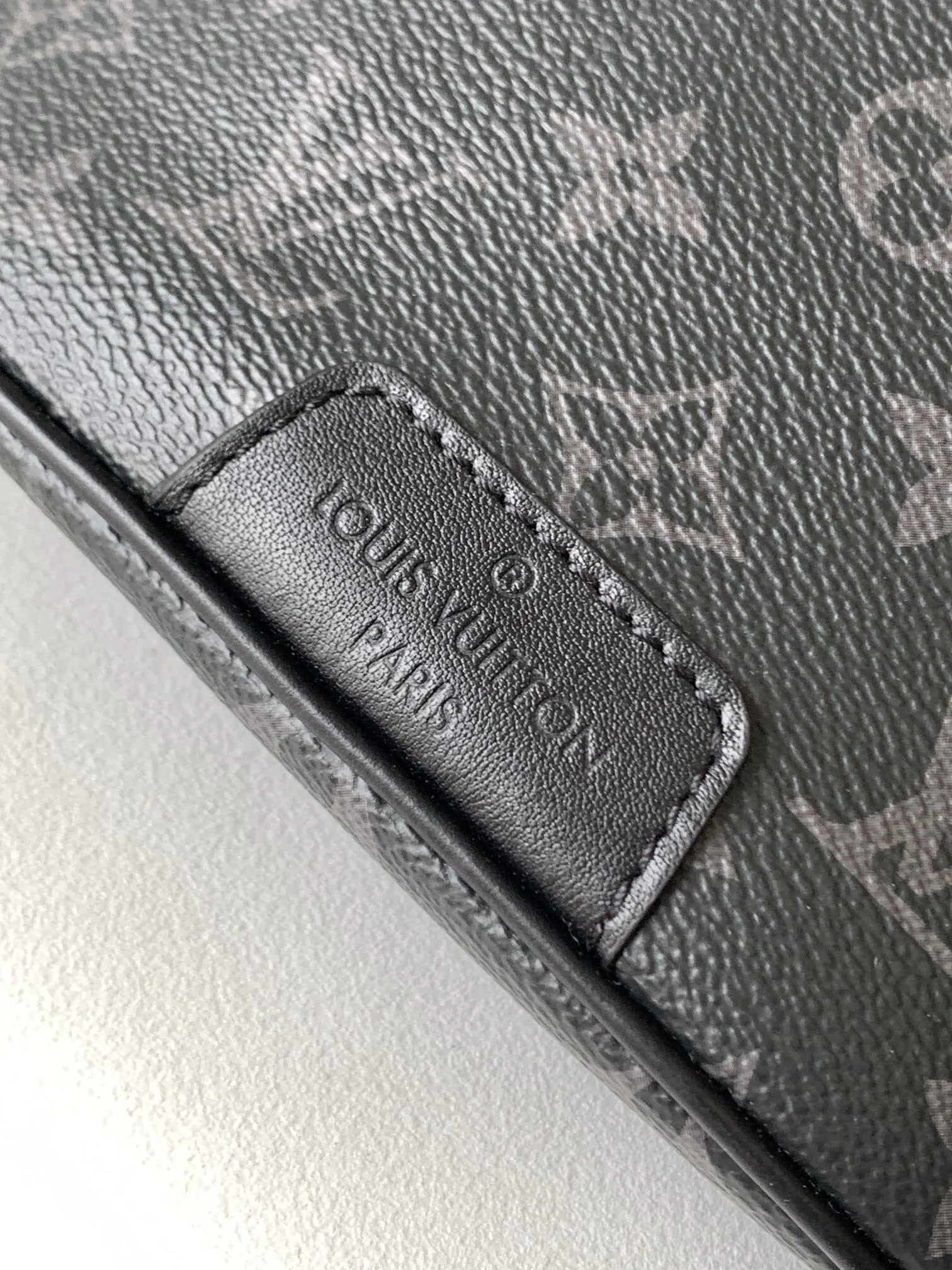Black Gray Belt Bag Casual Canvas
