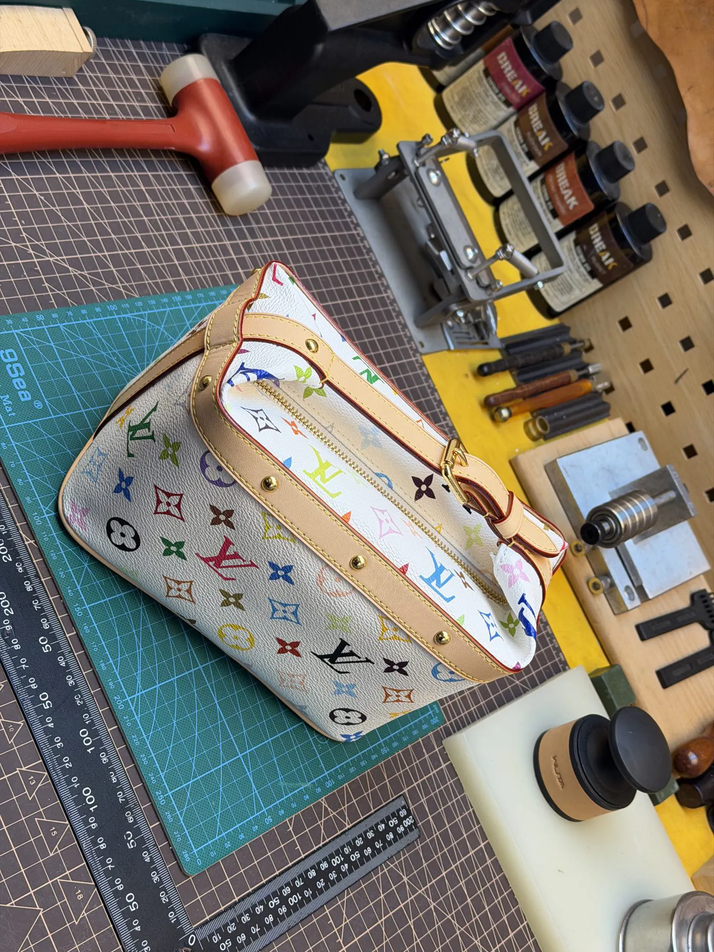 Louis Vuitton Cosmetic Pouch Leather