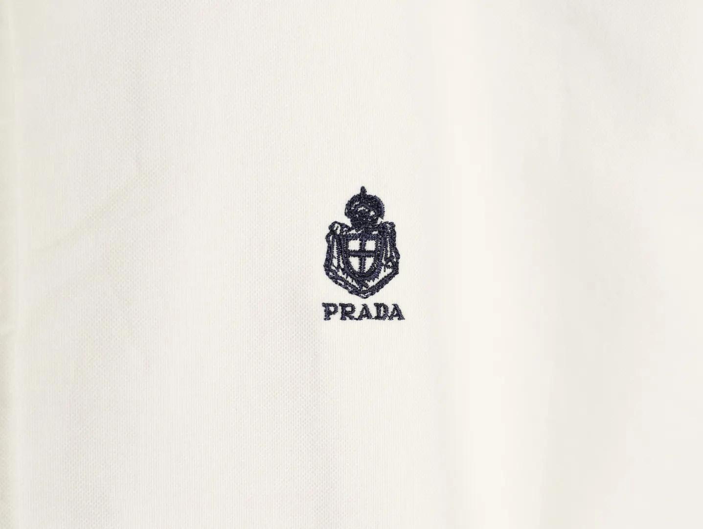 Prada 刺绣 Logo 衬衫