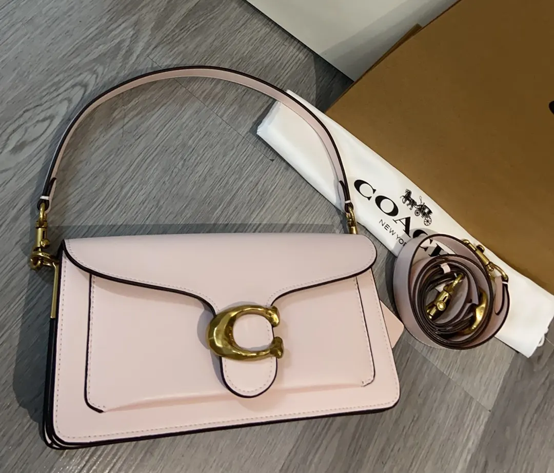 Pink Gold Organizer Pouch Travel Leather