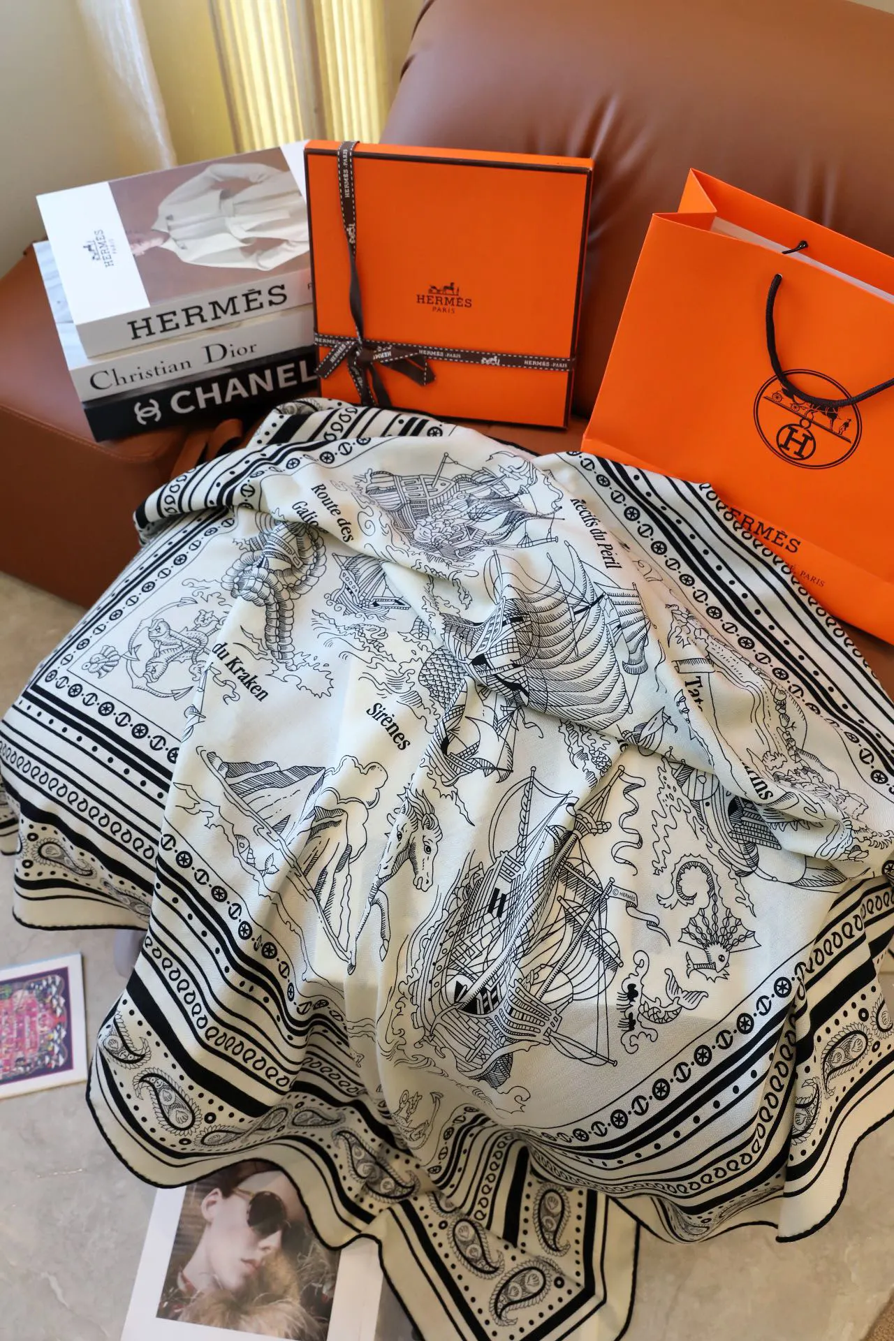Hermès 丝巾 精致配饰