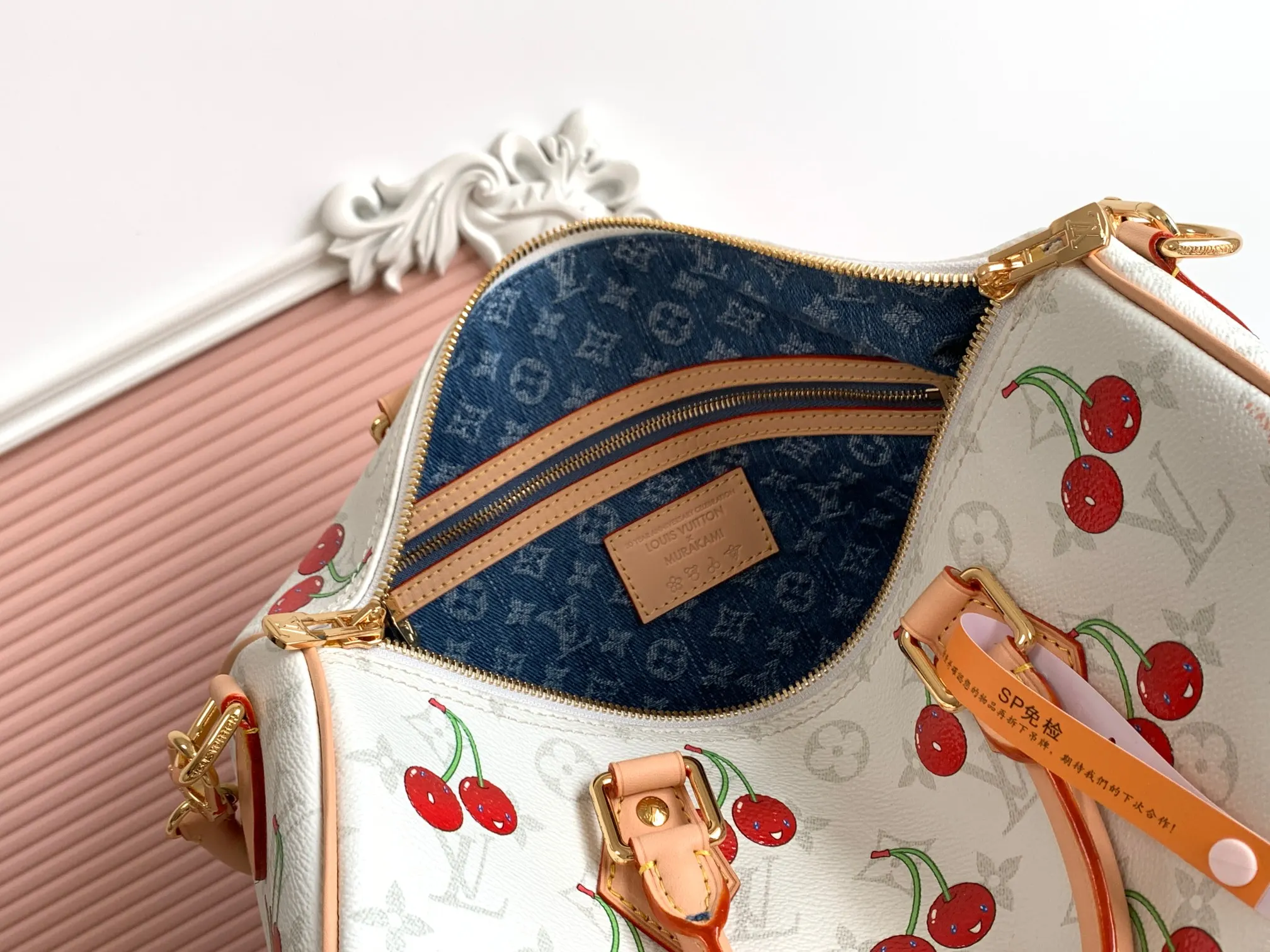 LV Speedy 老花 牛皮 收纳包 旅行收纳款