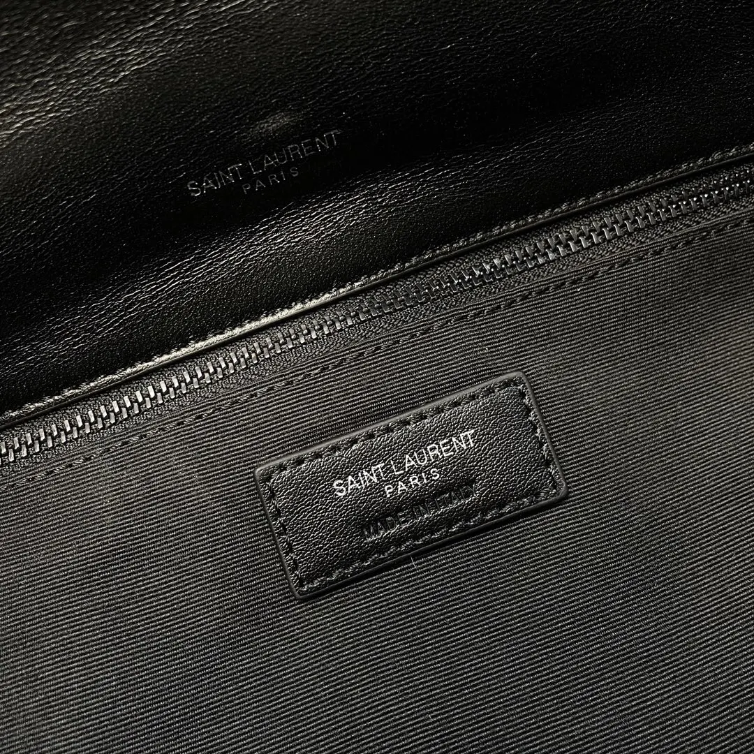 Black Silver Chain Bag