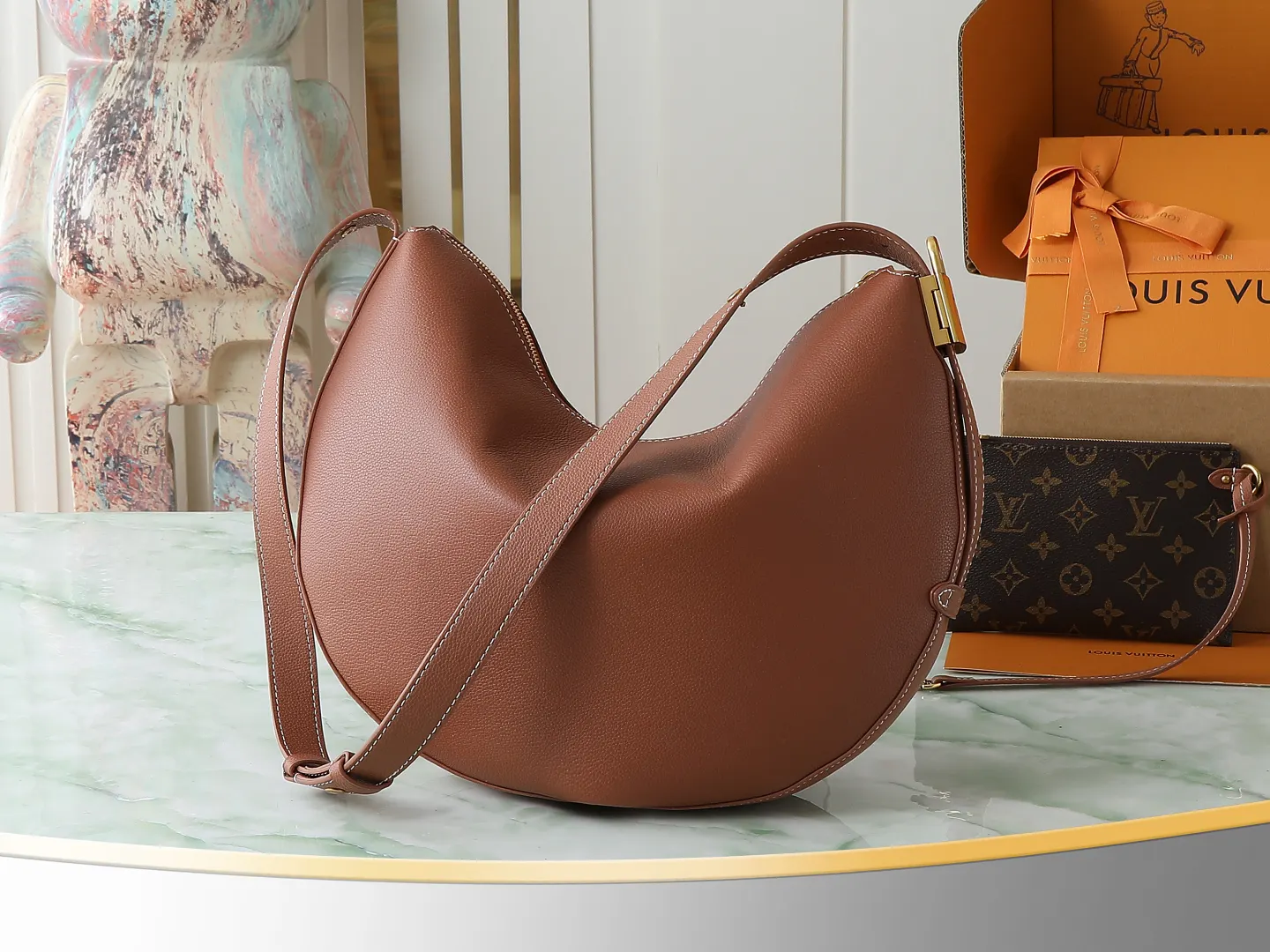 Organizer Pouch Travel Leather