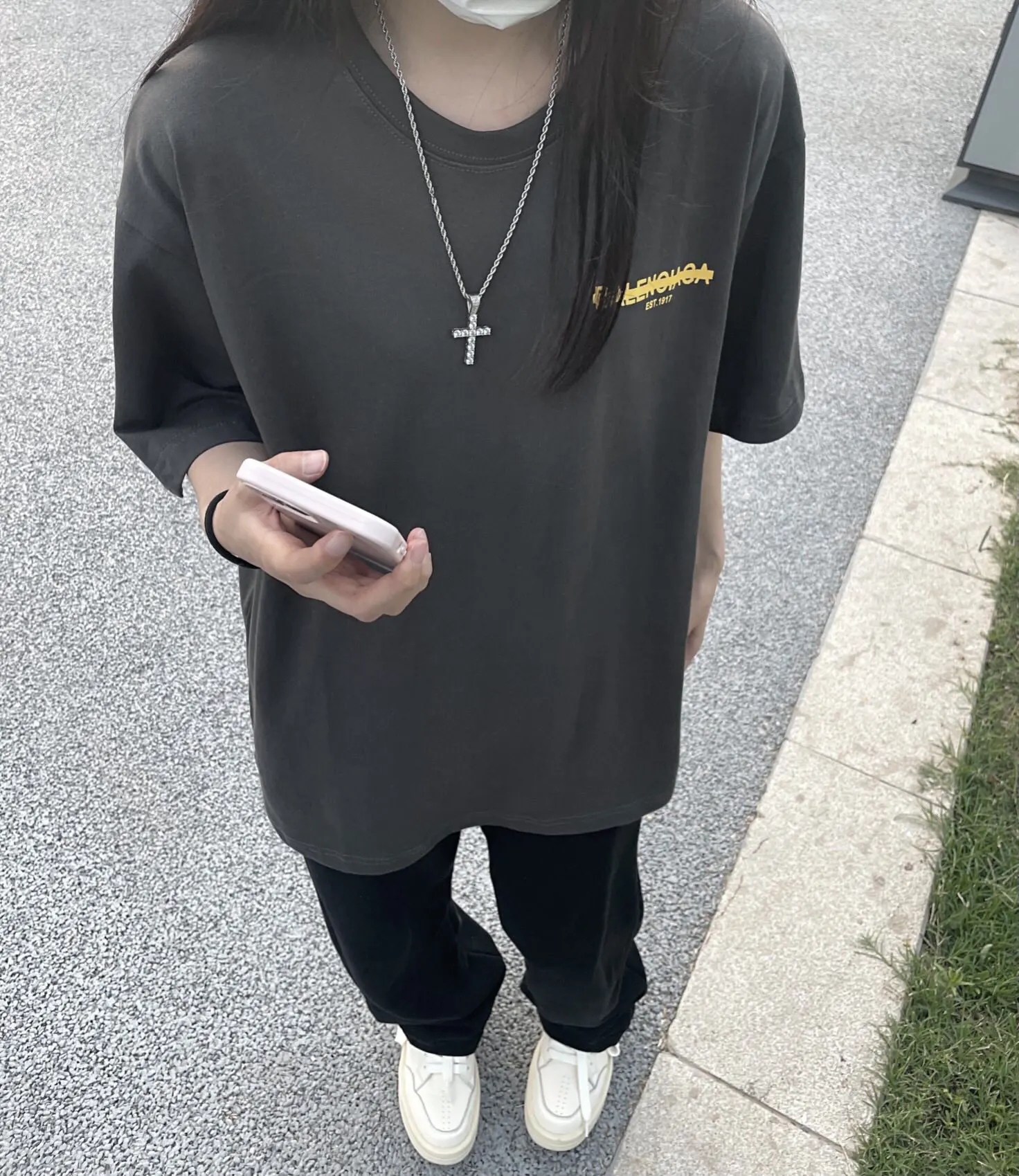 Balenciaga Logo 字母 短袖T恤 街头休闲款