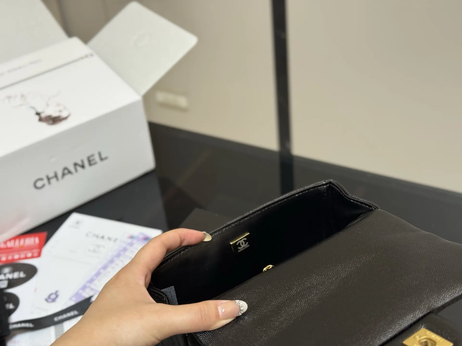 CHANEL mini 手提包 通勤手提款