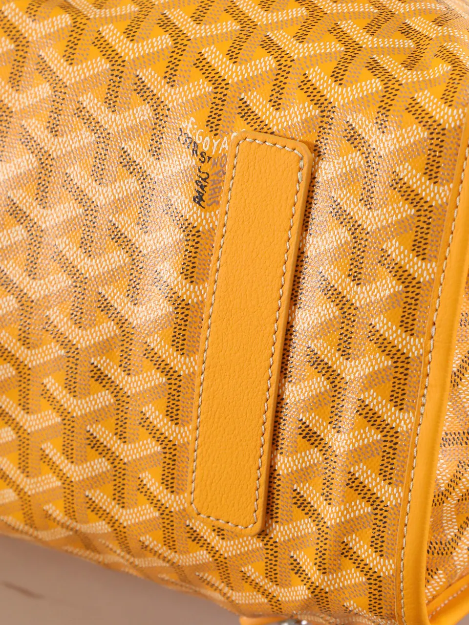 Goyard Yellow Backpack